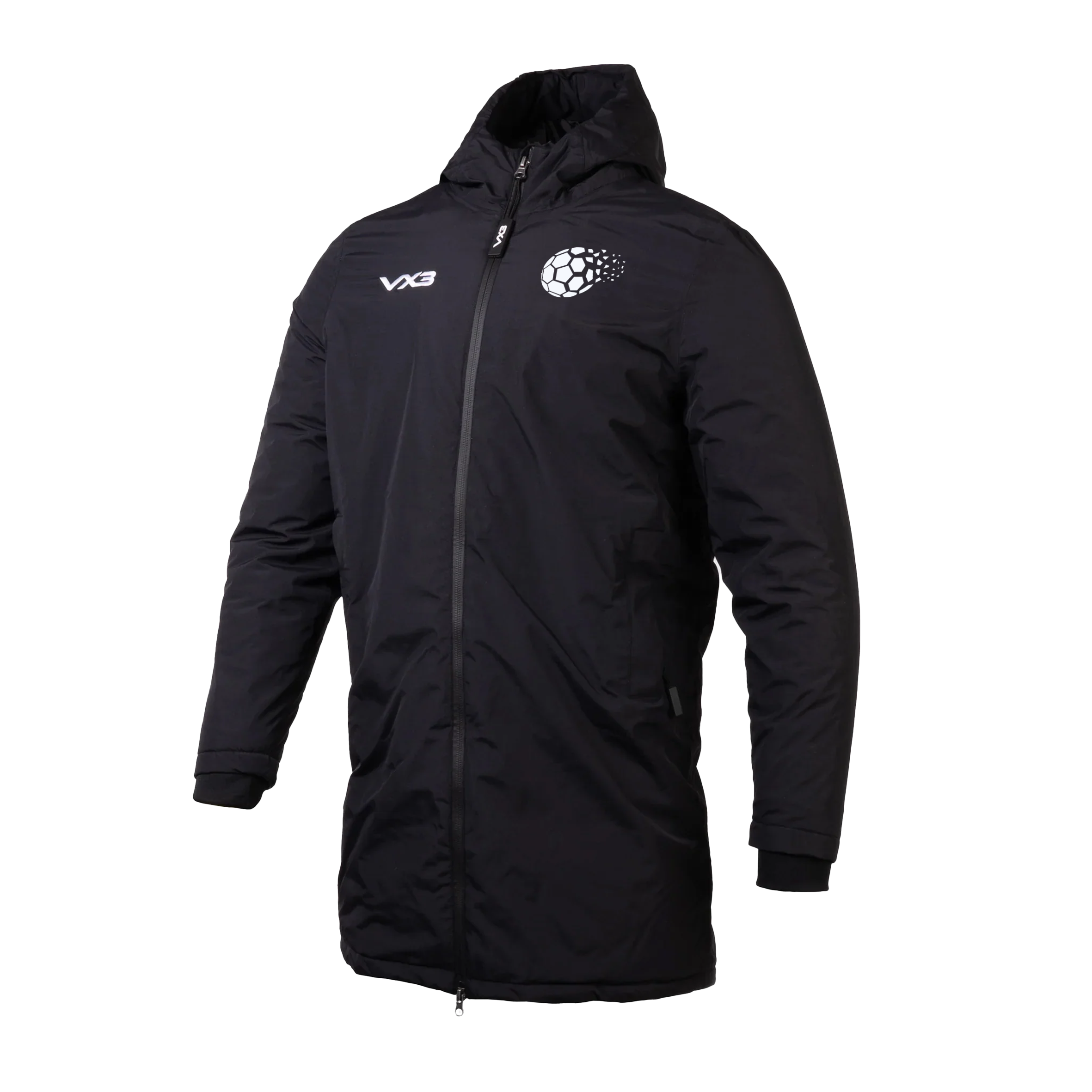 J Ellis Football Nero Managers Jacket