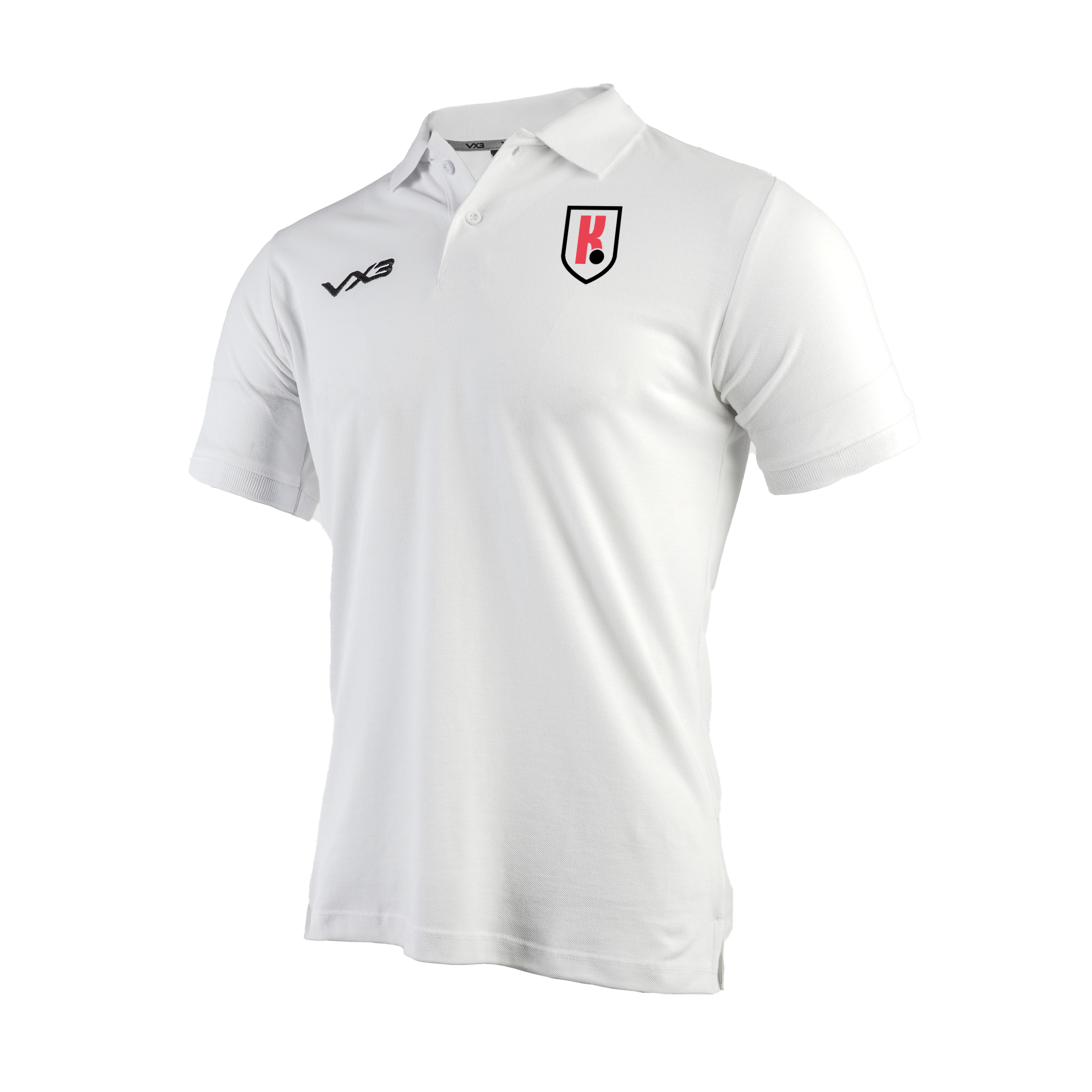 Kickstart Football White Primus Polo Shirt