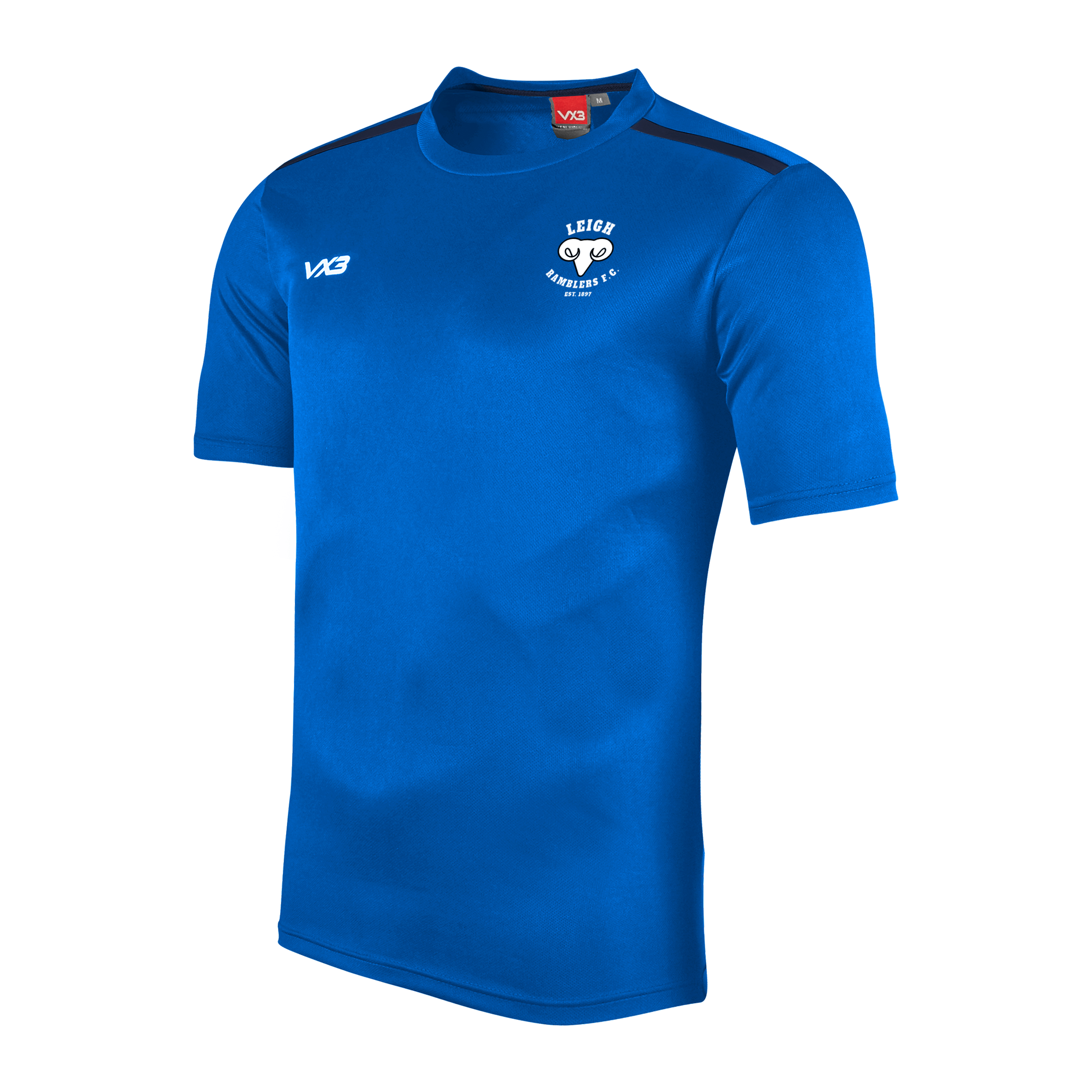 Leigh Ramblers FC Fortis Youth Tee Royal/Navy