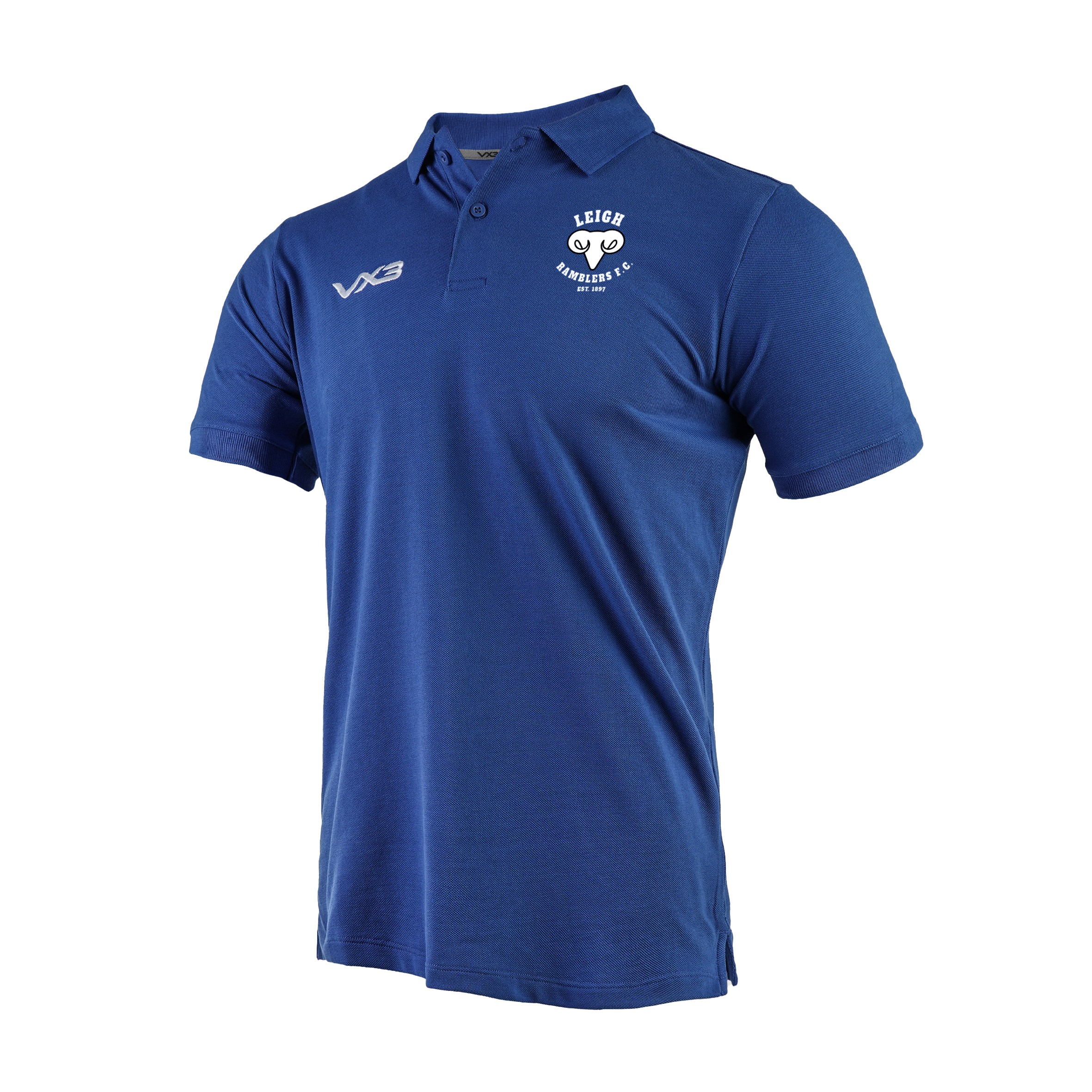 Leigh Ramblers FC Primus Polo Shirt Royal