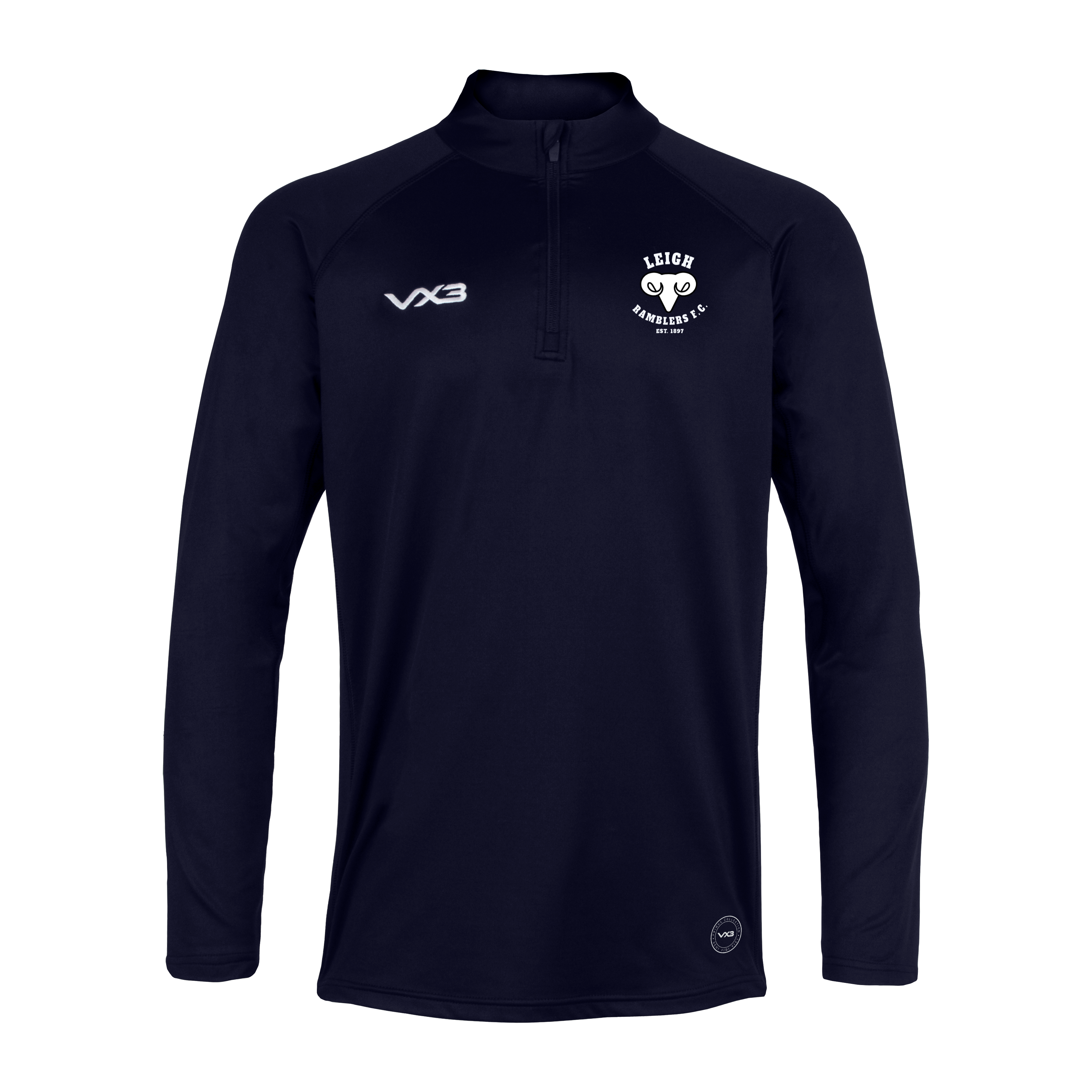 Leigh Ramblers FC Primus Youth Quarter Zip Navy