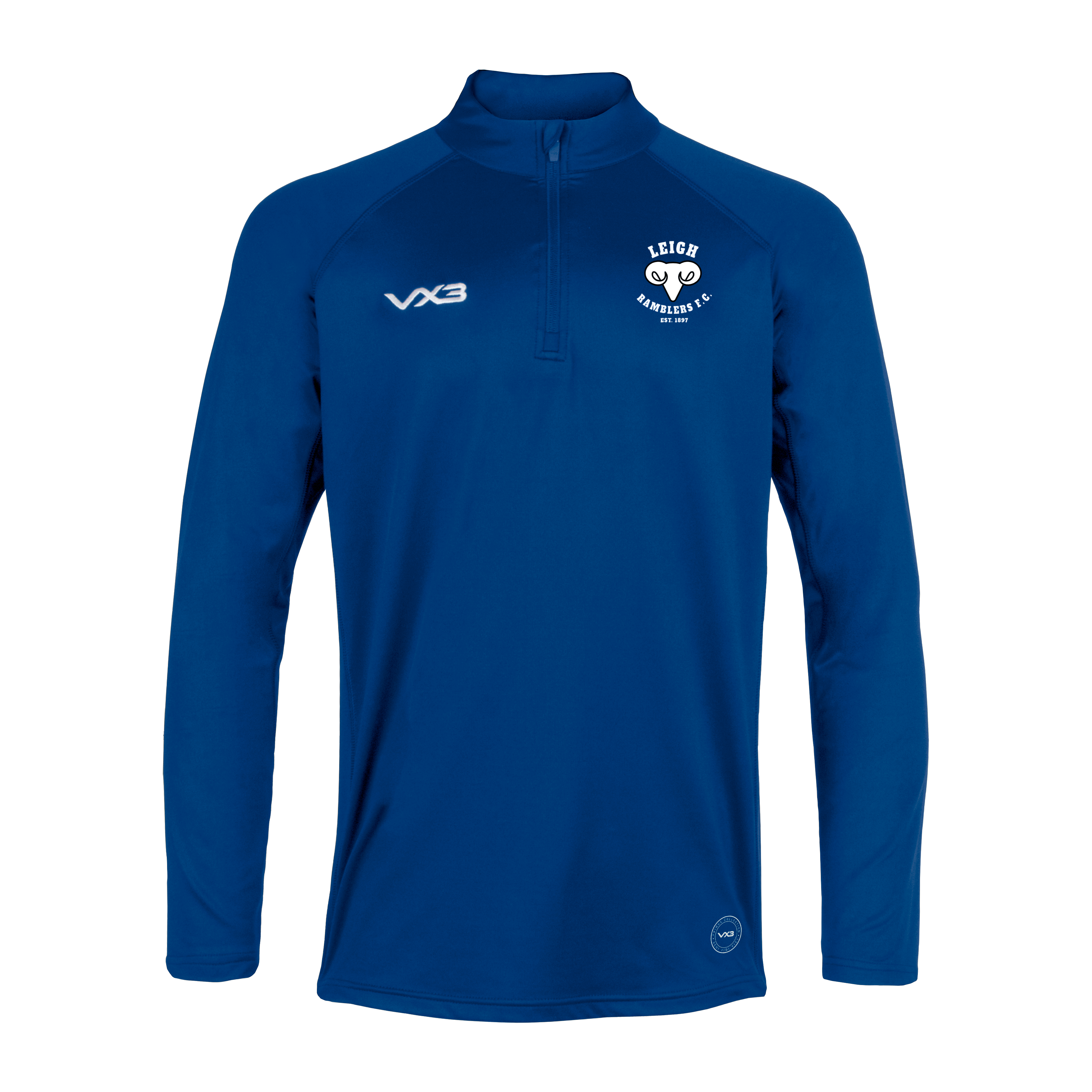 Leigh Ramblers FC Primus Youth Quarter Zip Royal