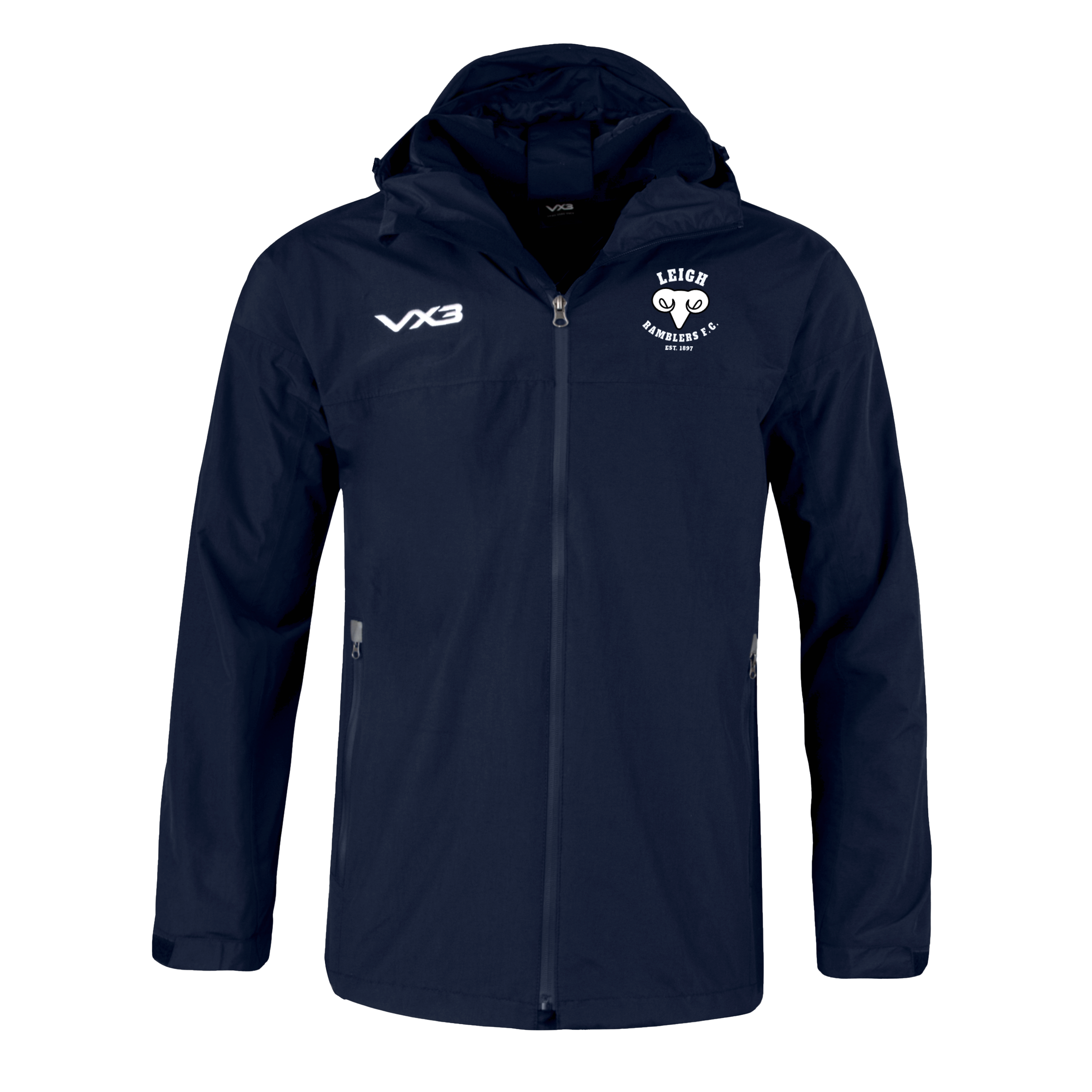 Leigh Ramblers FC Protego Waterproof Jacket Navy