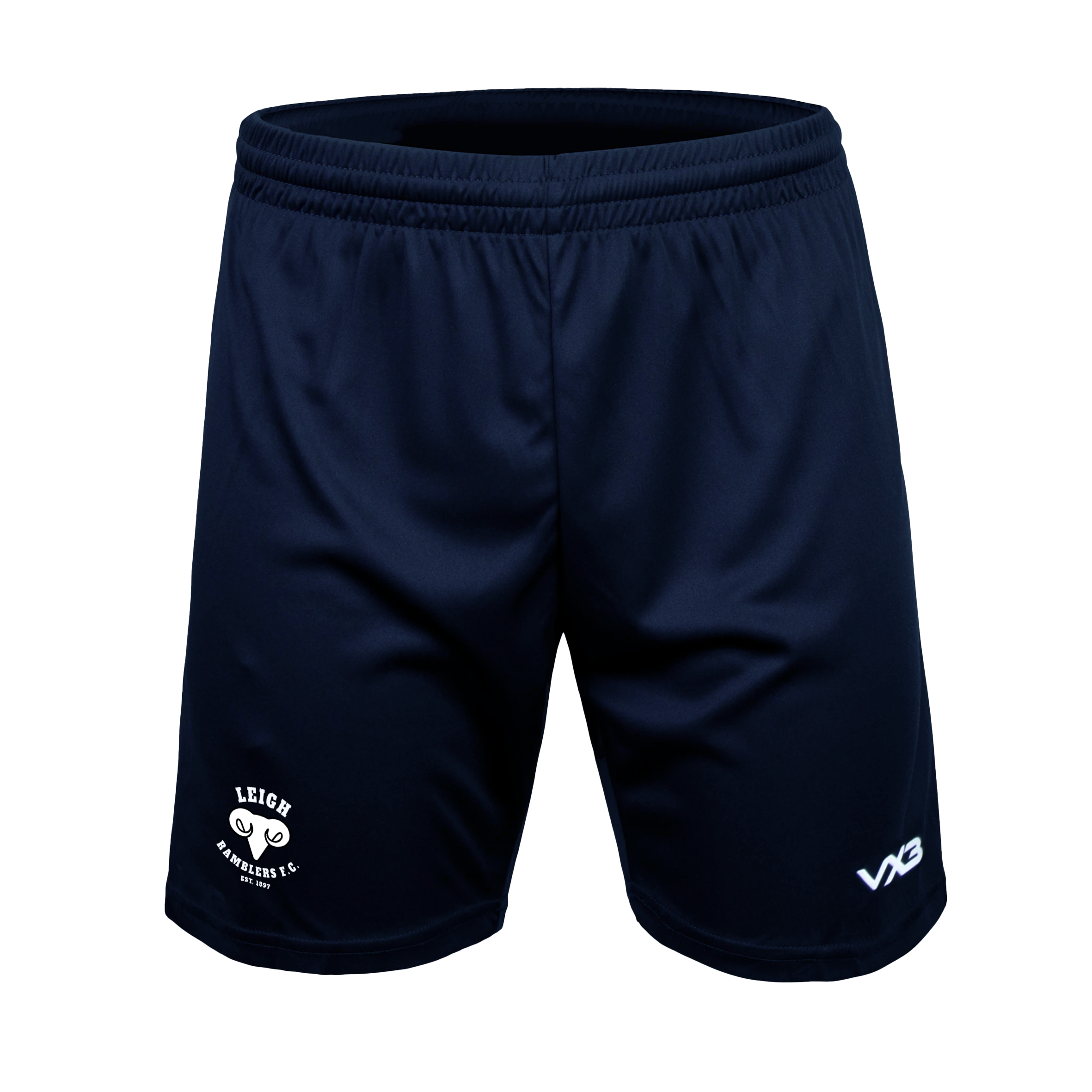 Leigh Ramblers FC Tiro Youth Football Shorts Navy