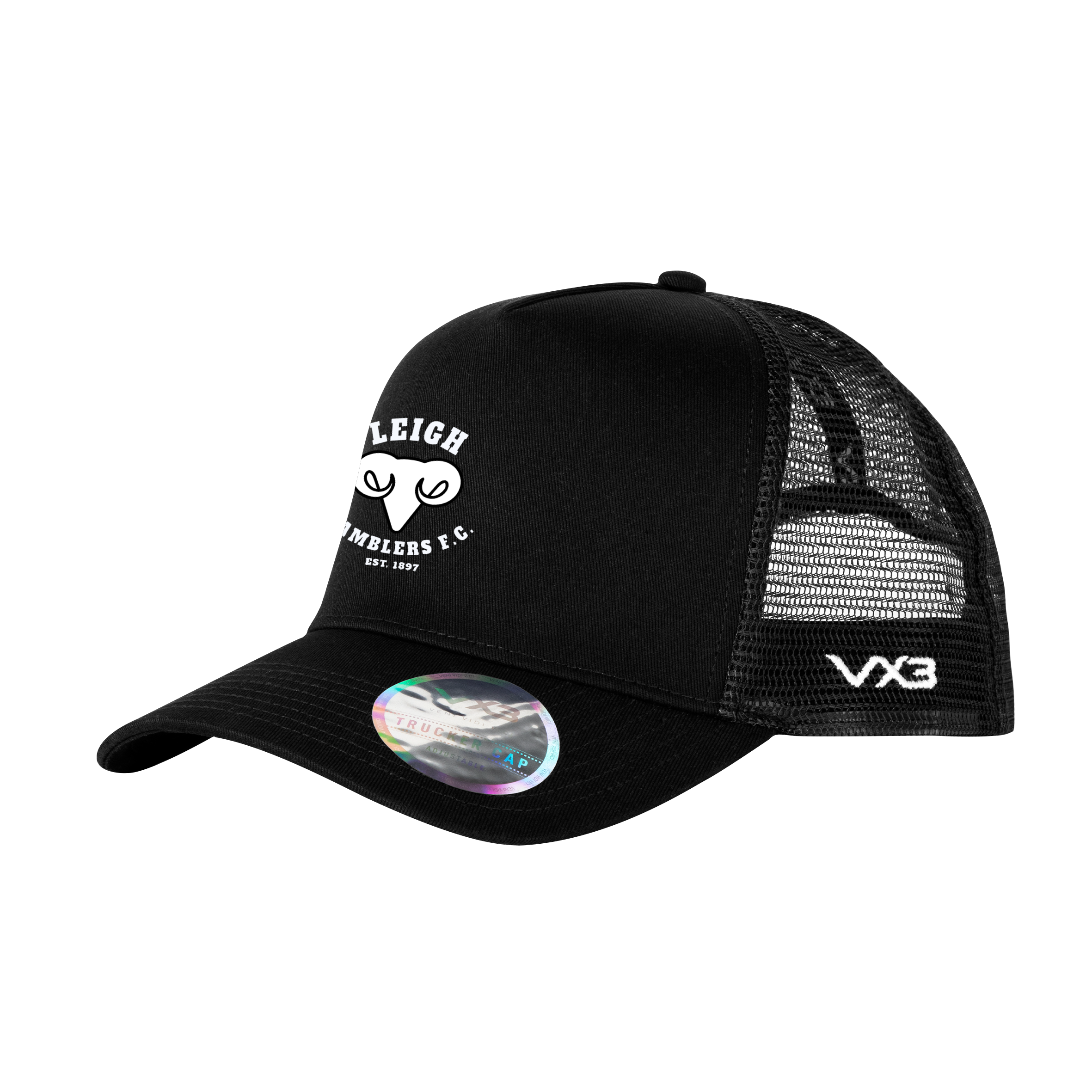 Leigh Ramblers FC Trucker Cap Black
