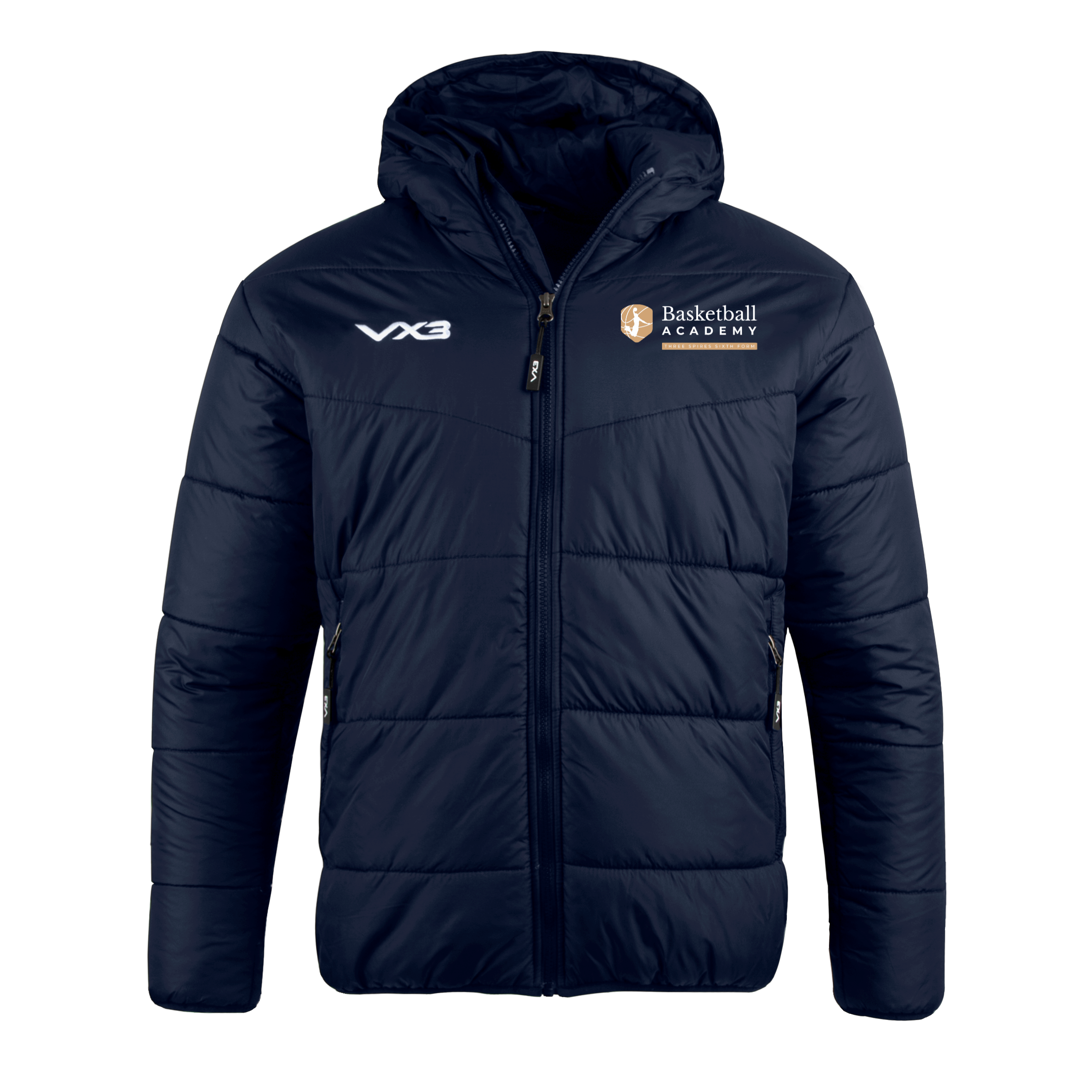 Three Spires Trust Basketball Academy Lorica Quilted Jacket