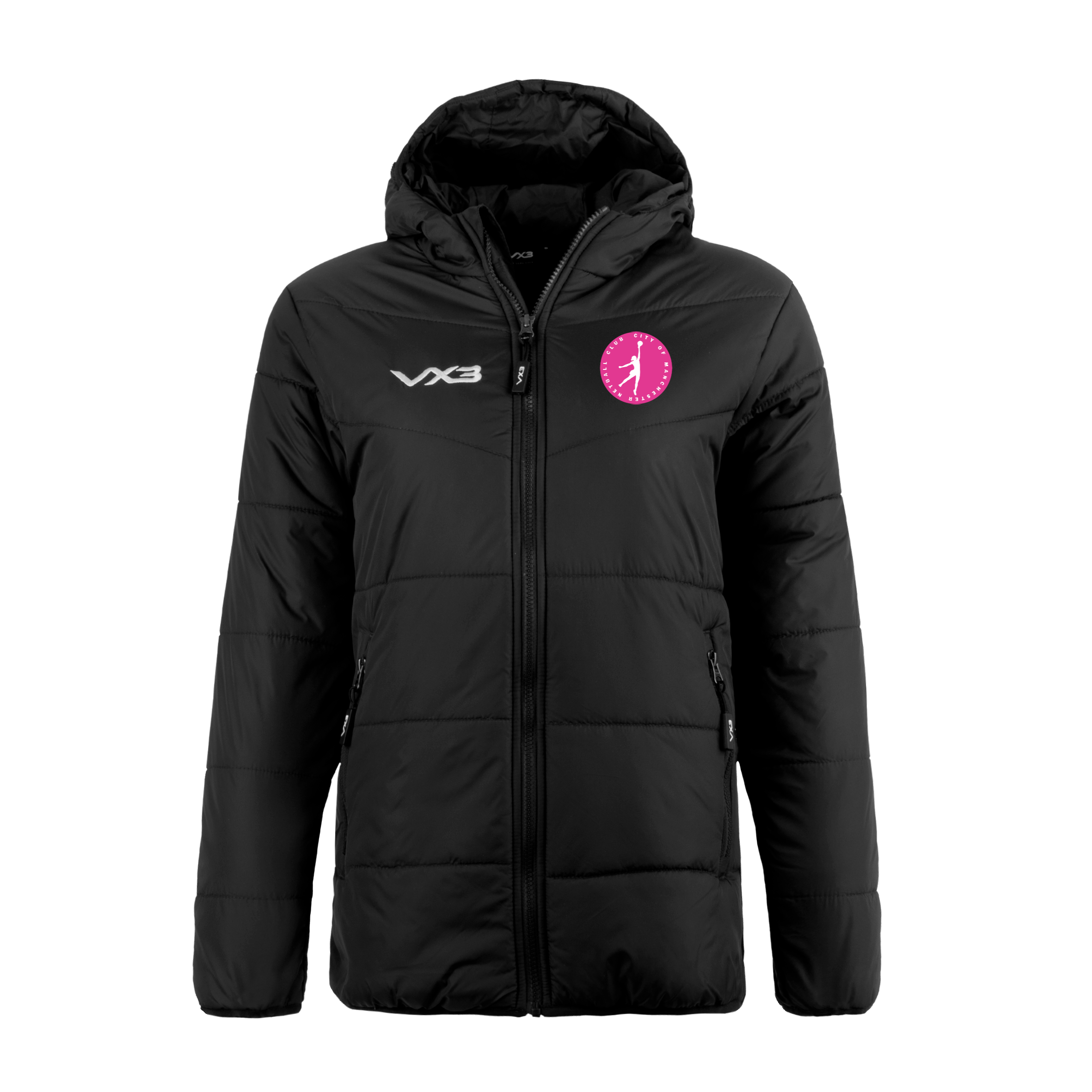 City of Manchester Netball Lorica Quilted Jacket Ladies