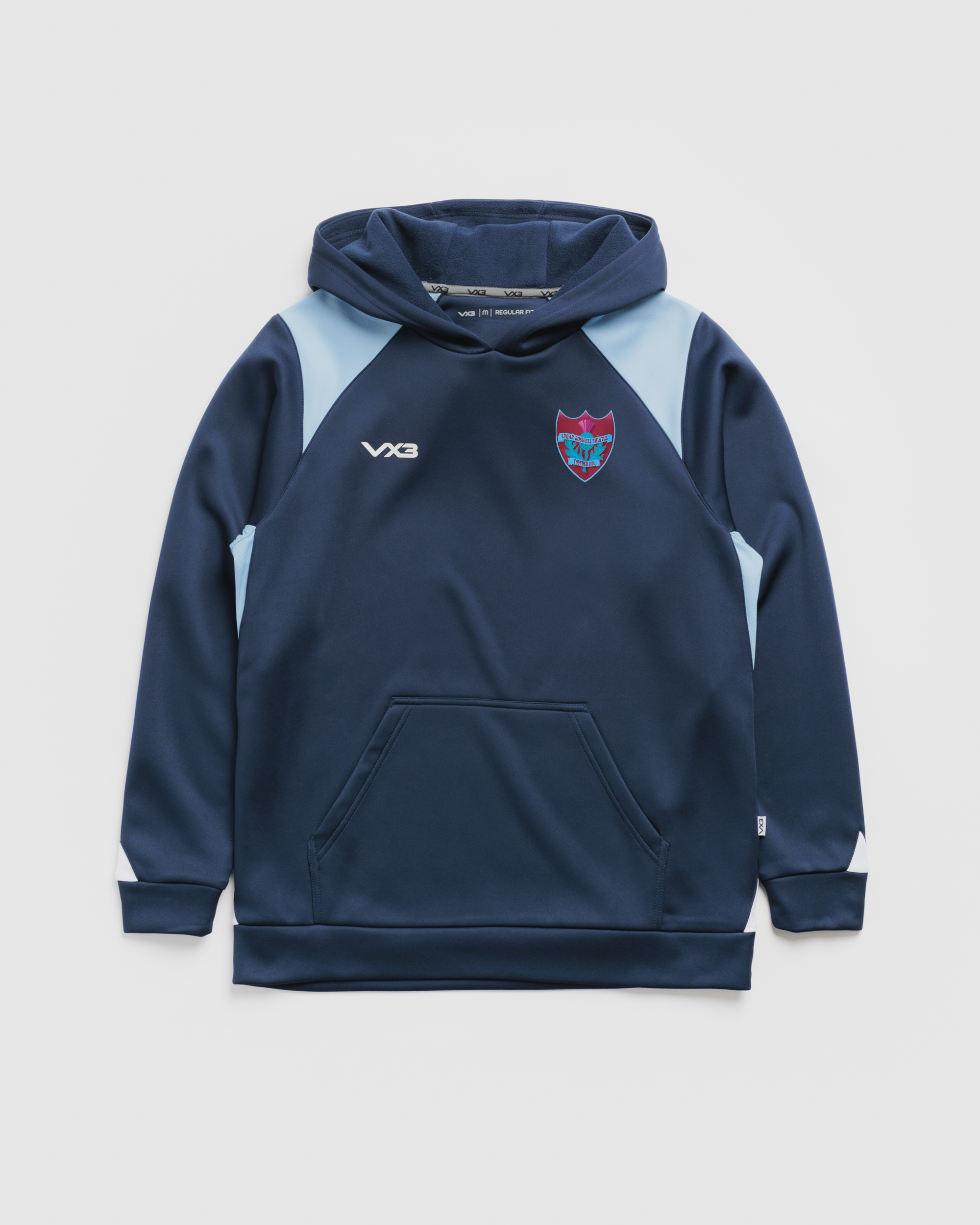 Lugar Boswell Thistle FC Vertex Hoodie -Navy/Sky/White