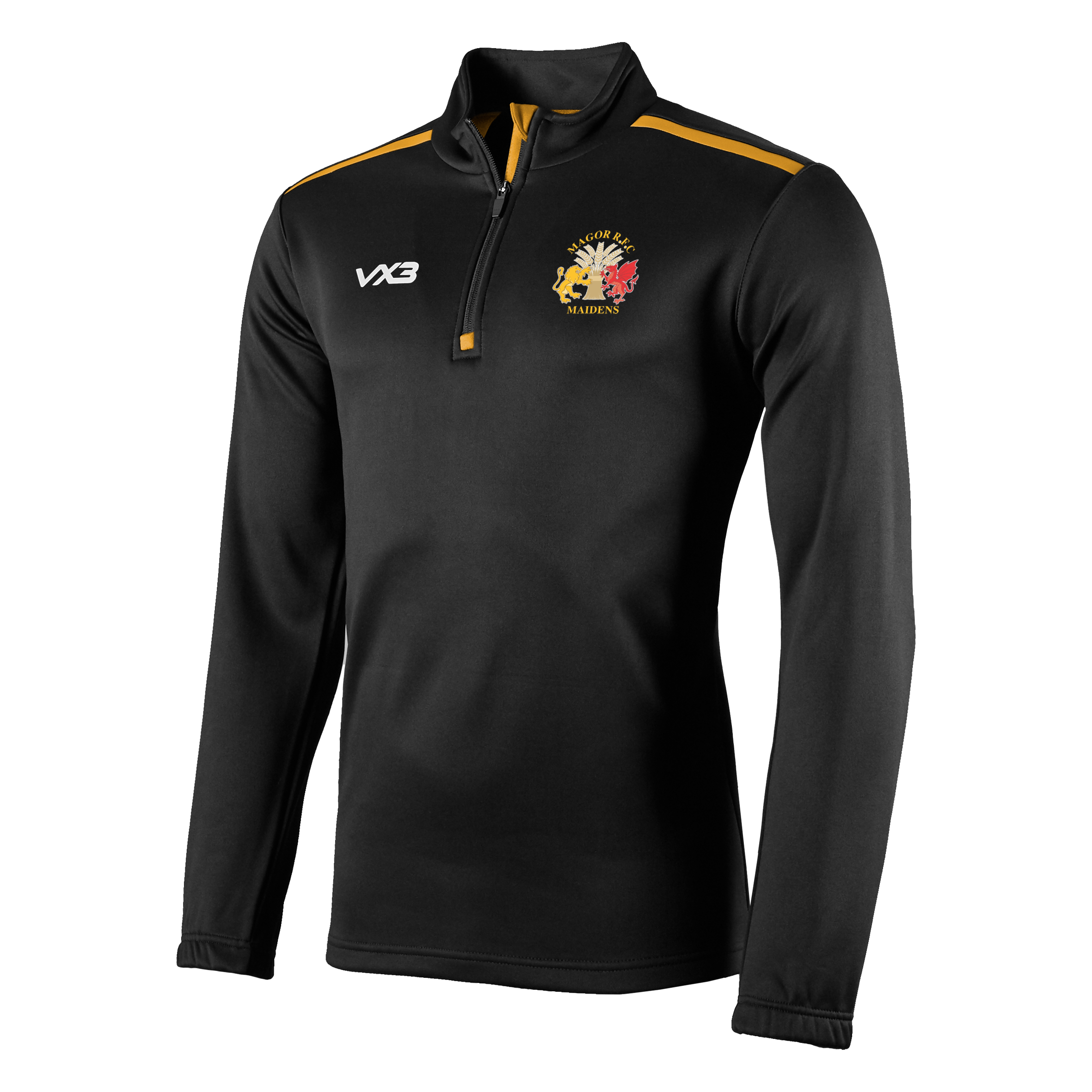 Magor RFC Maidens Fortis Quarter Zip Sweat
