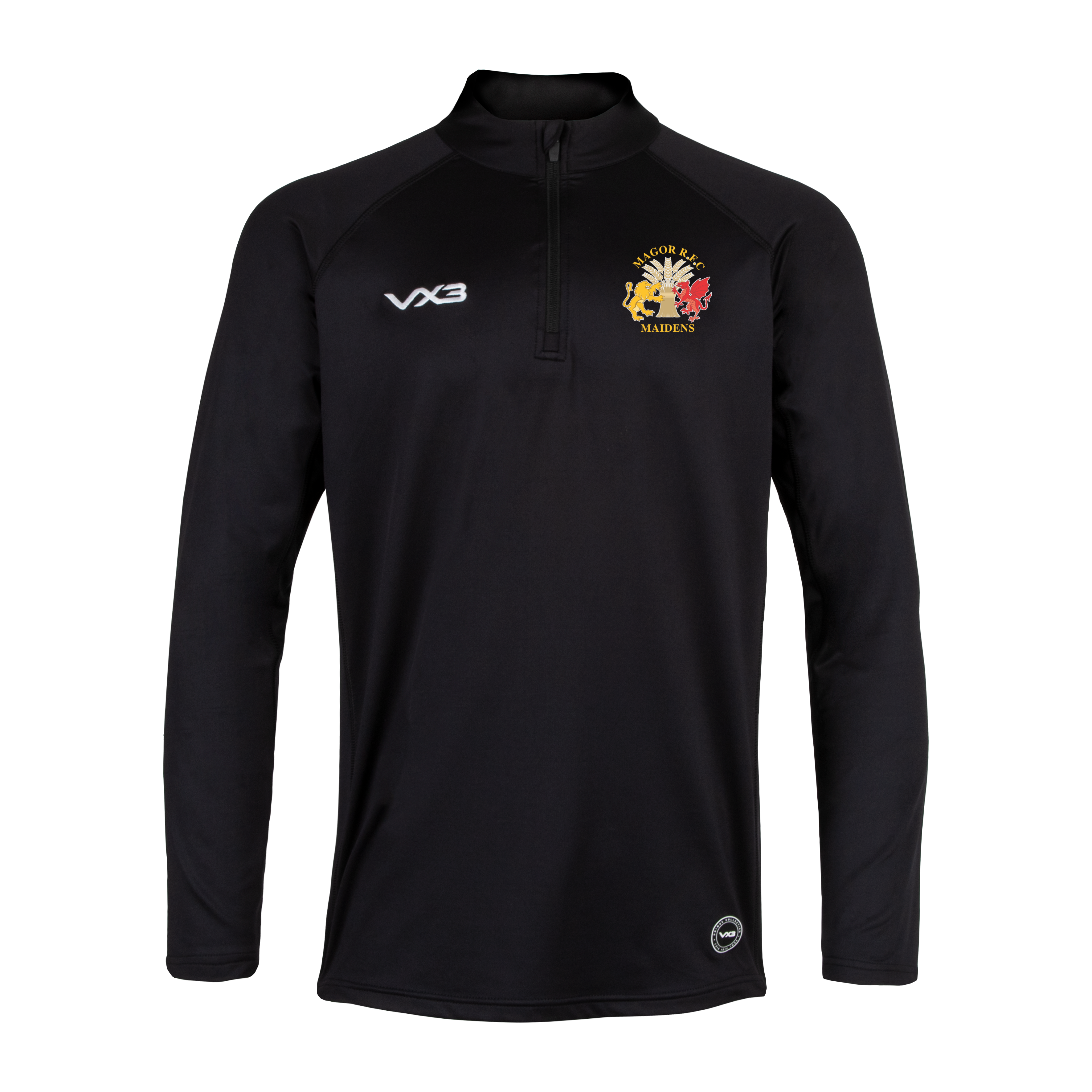 Magor RFC Maidens Black Primus Quarter Zip