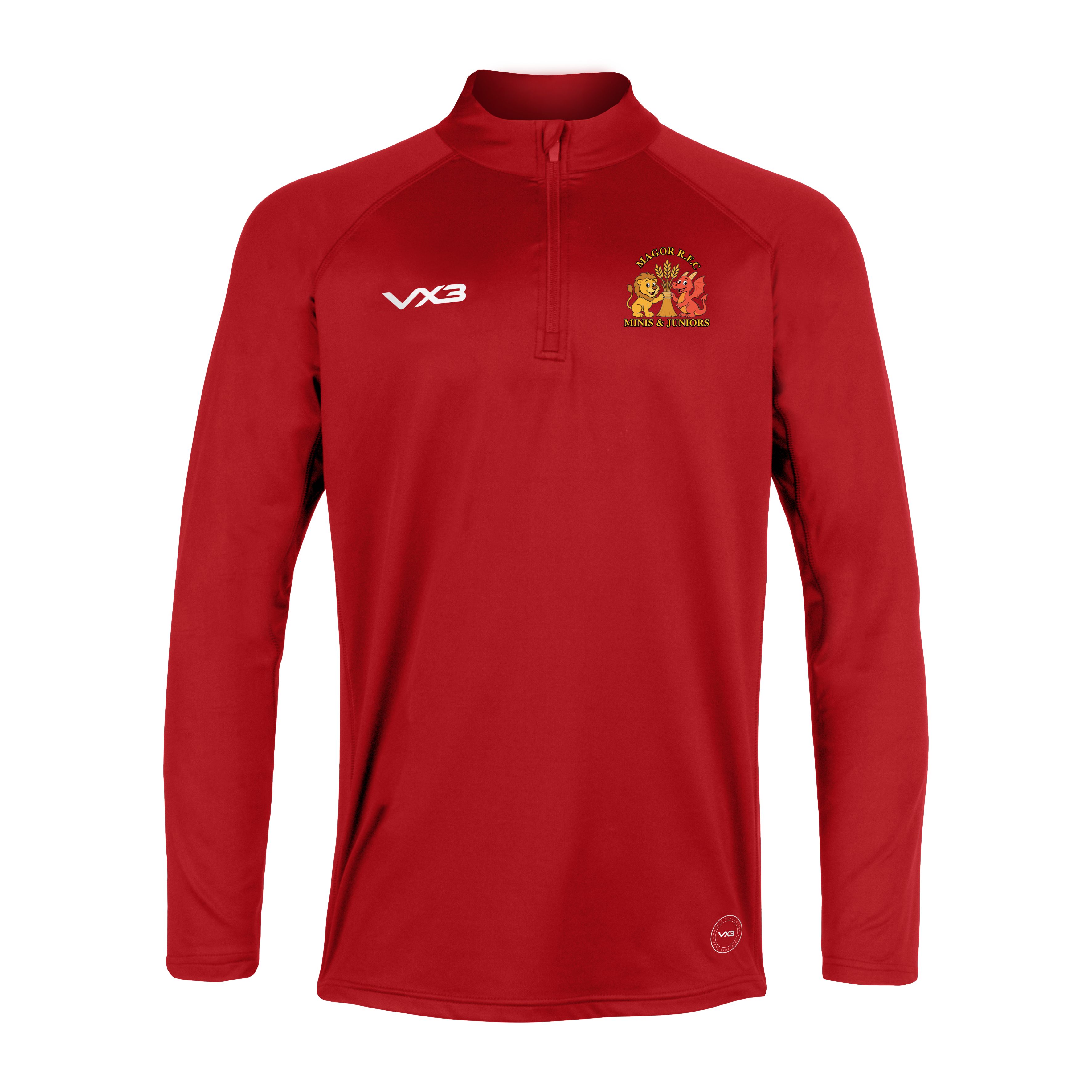 Magor RFC Minis Red Primus Quarter Zip