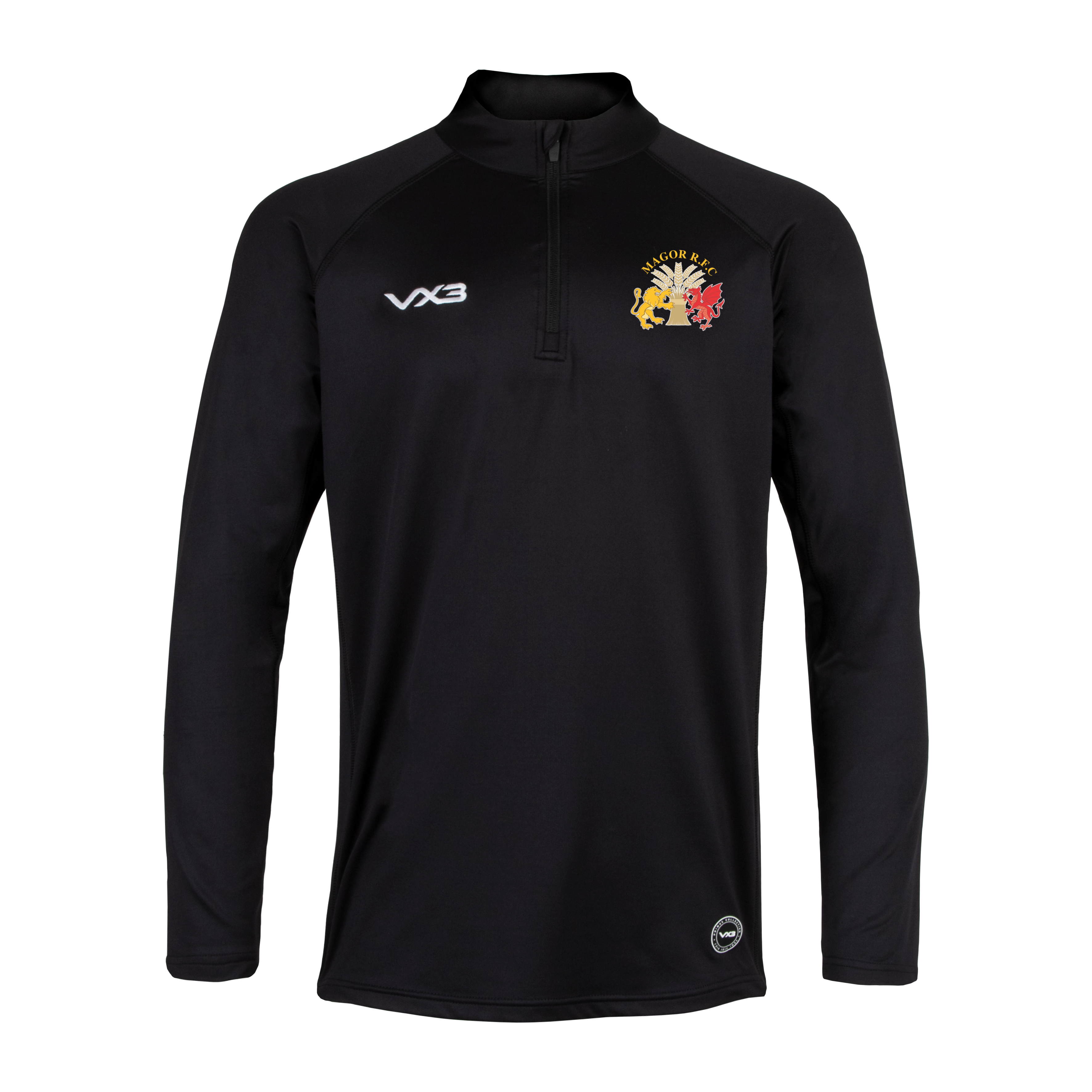 Magor RFC Black Primus Quarter Zip