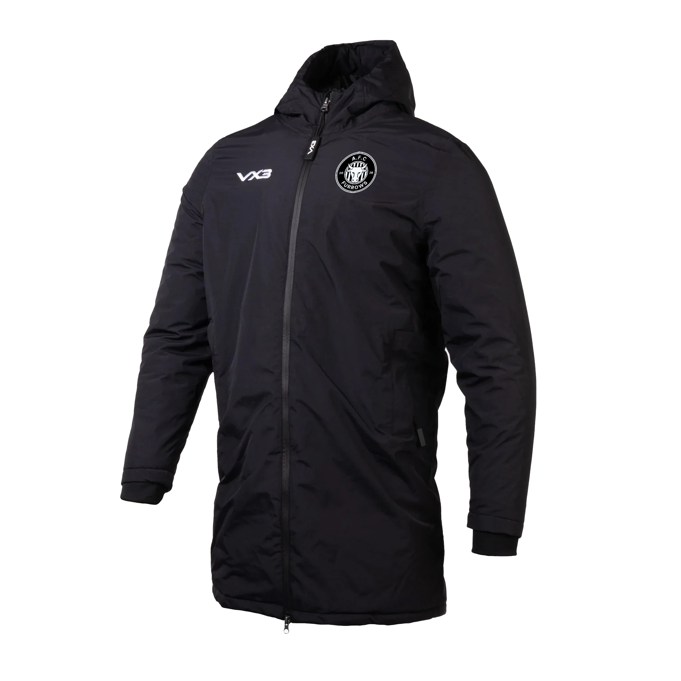 AFC Furrows Nero Managers Jacket