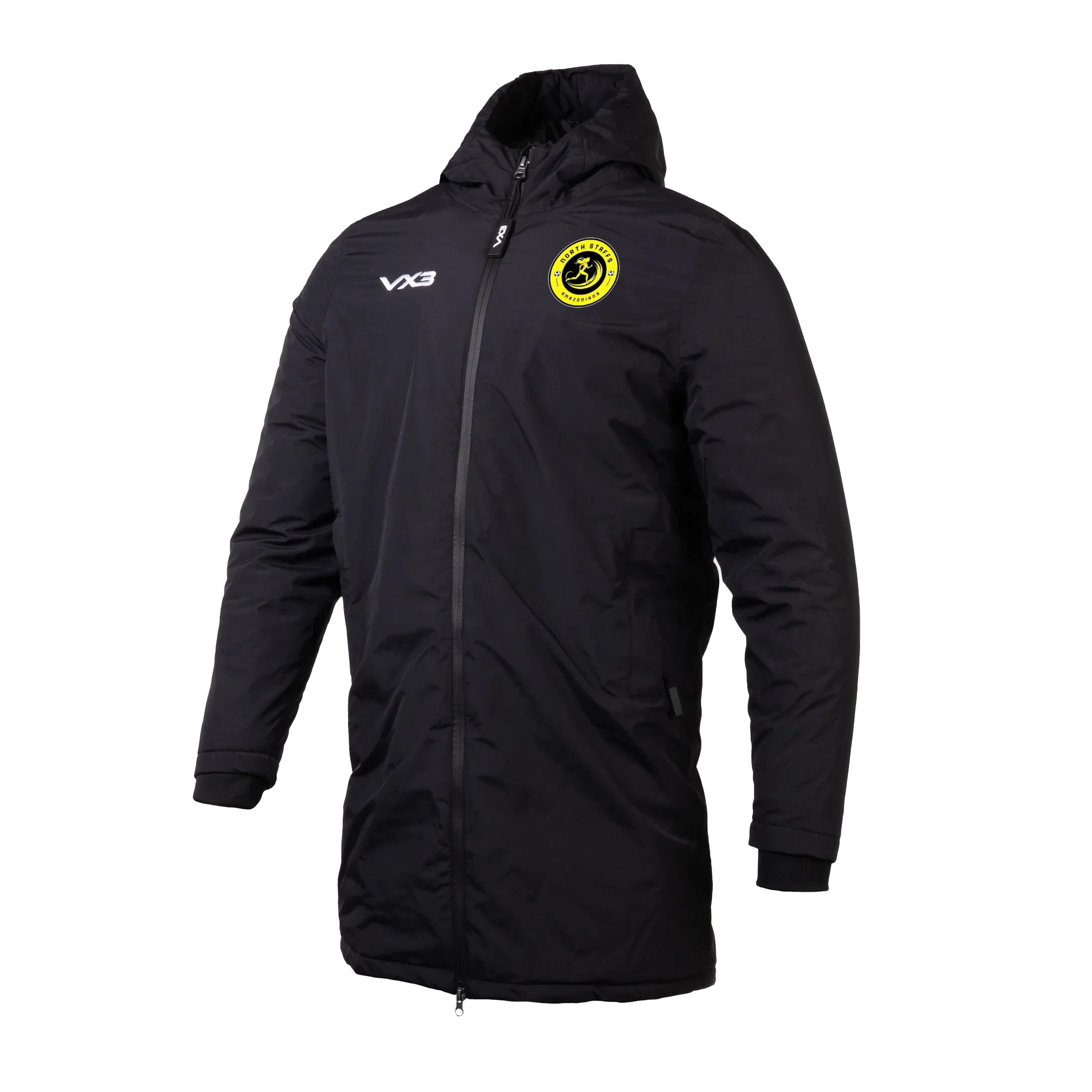 North Staffs Amazonians FC Nero Managers Jacket