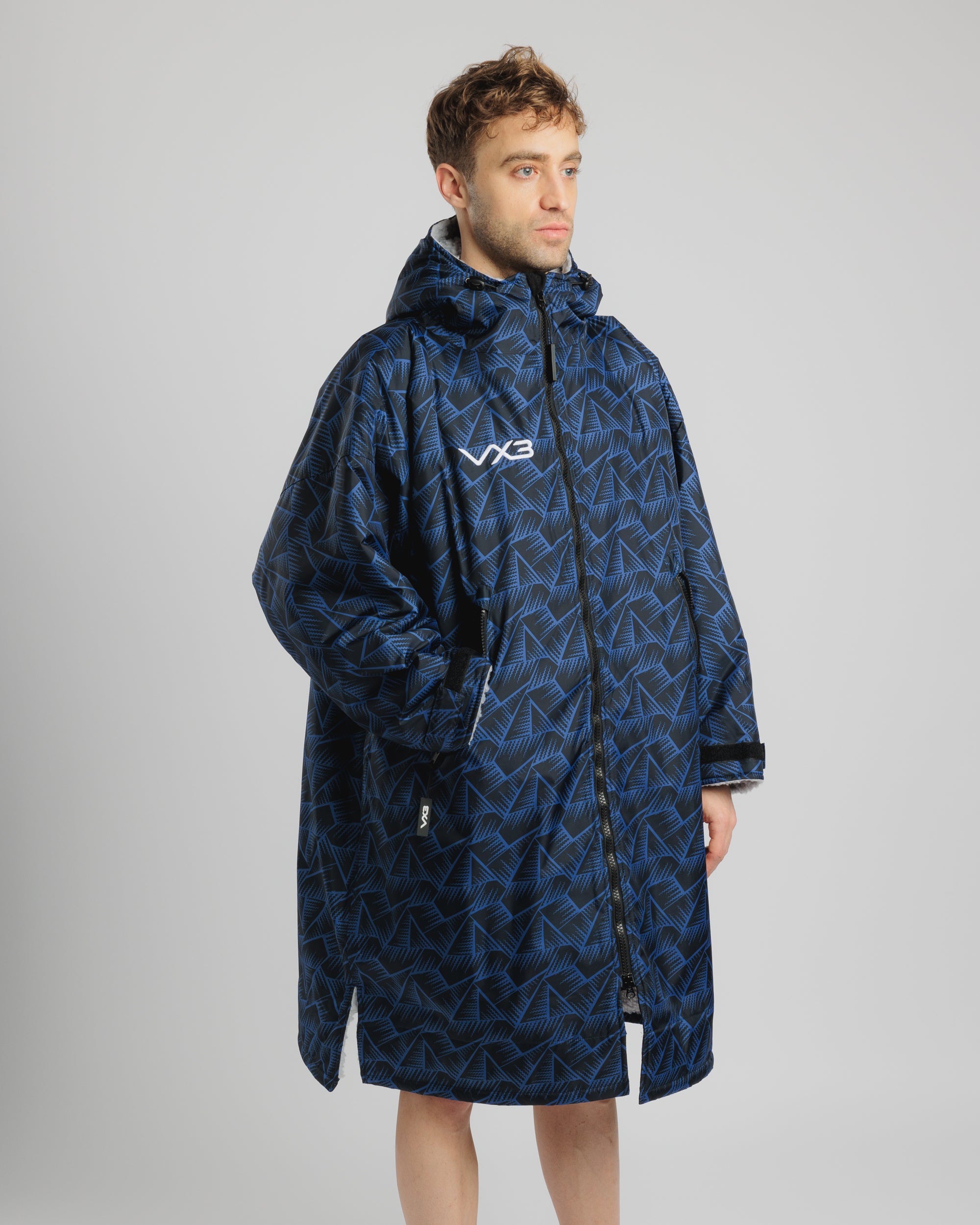 Duro Elite Sports Robe Marine/Grey