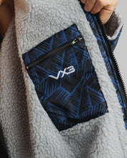 Duro Elite Sports Robe Marine/Grey