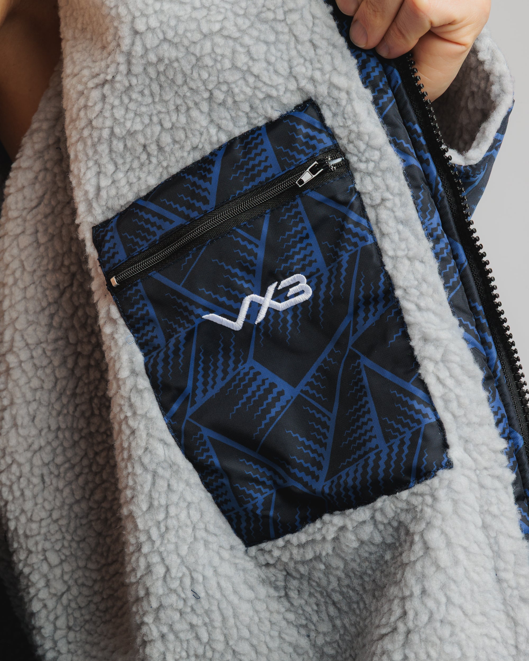 Duro Elite Sports Robe Marine/Grey