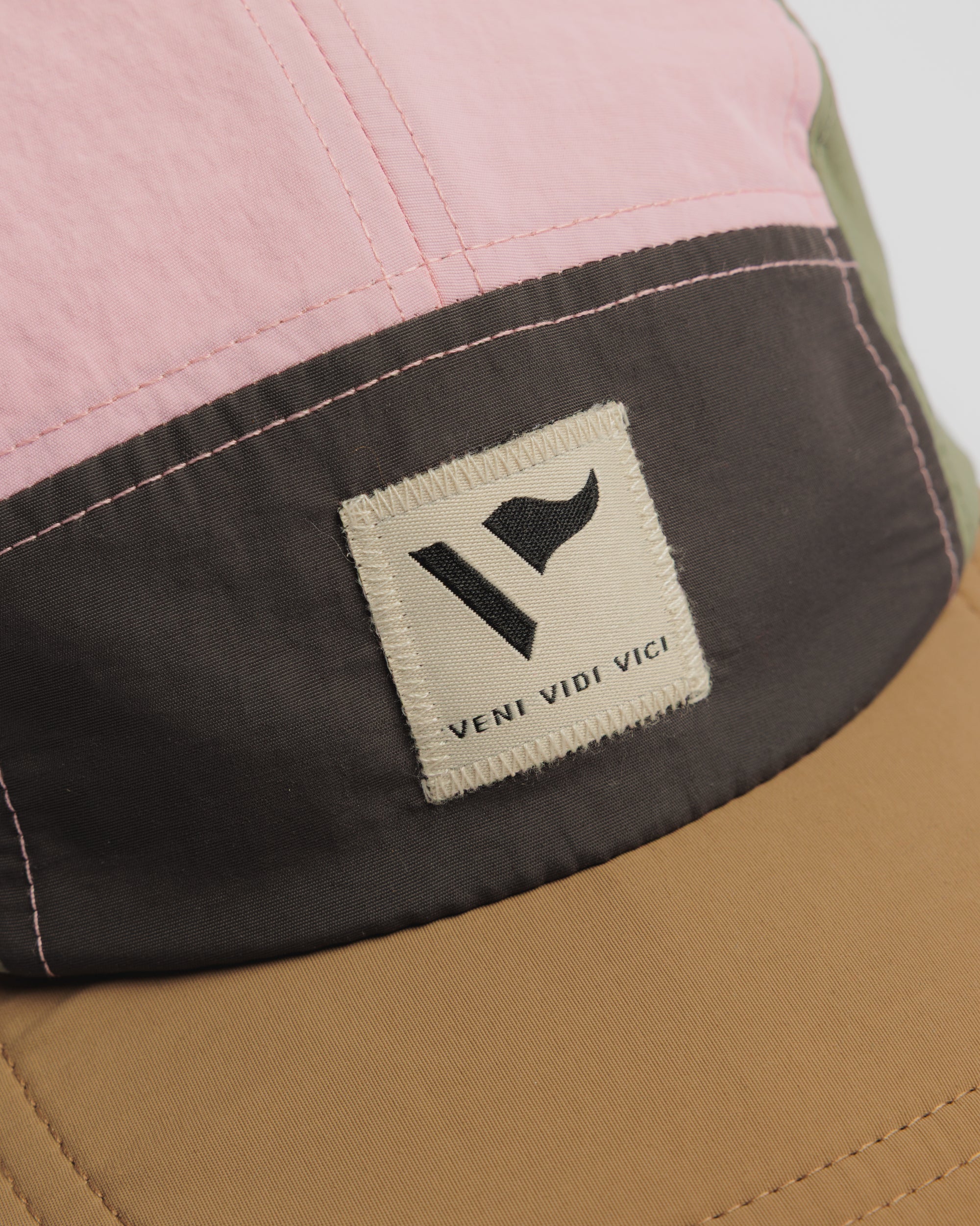 Linear 5 Panel Run Cap - Sunset Mist