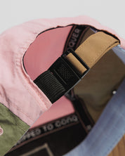 Linear 5 Panel Run Cap - Sunset Mist