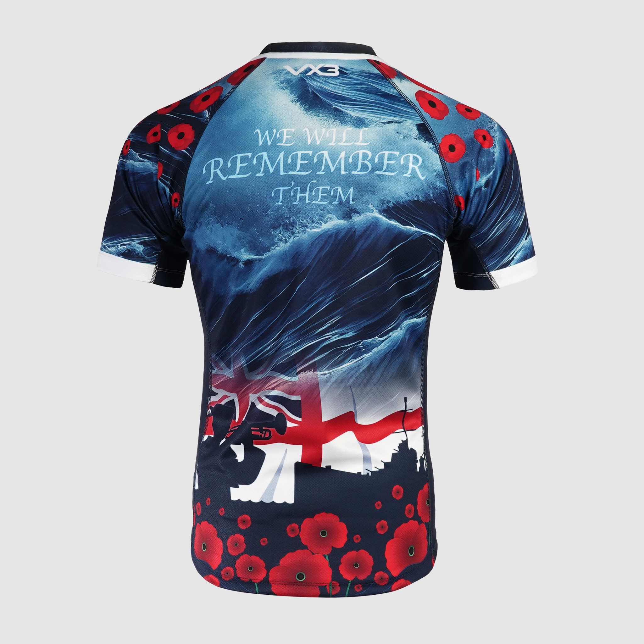 Royal Navy Rugby Replica Remembrance Shirt 23/24 Womens