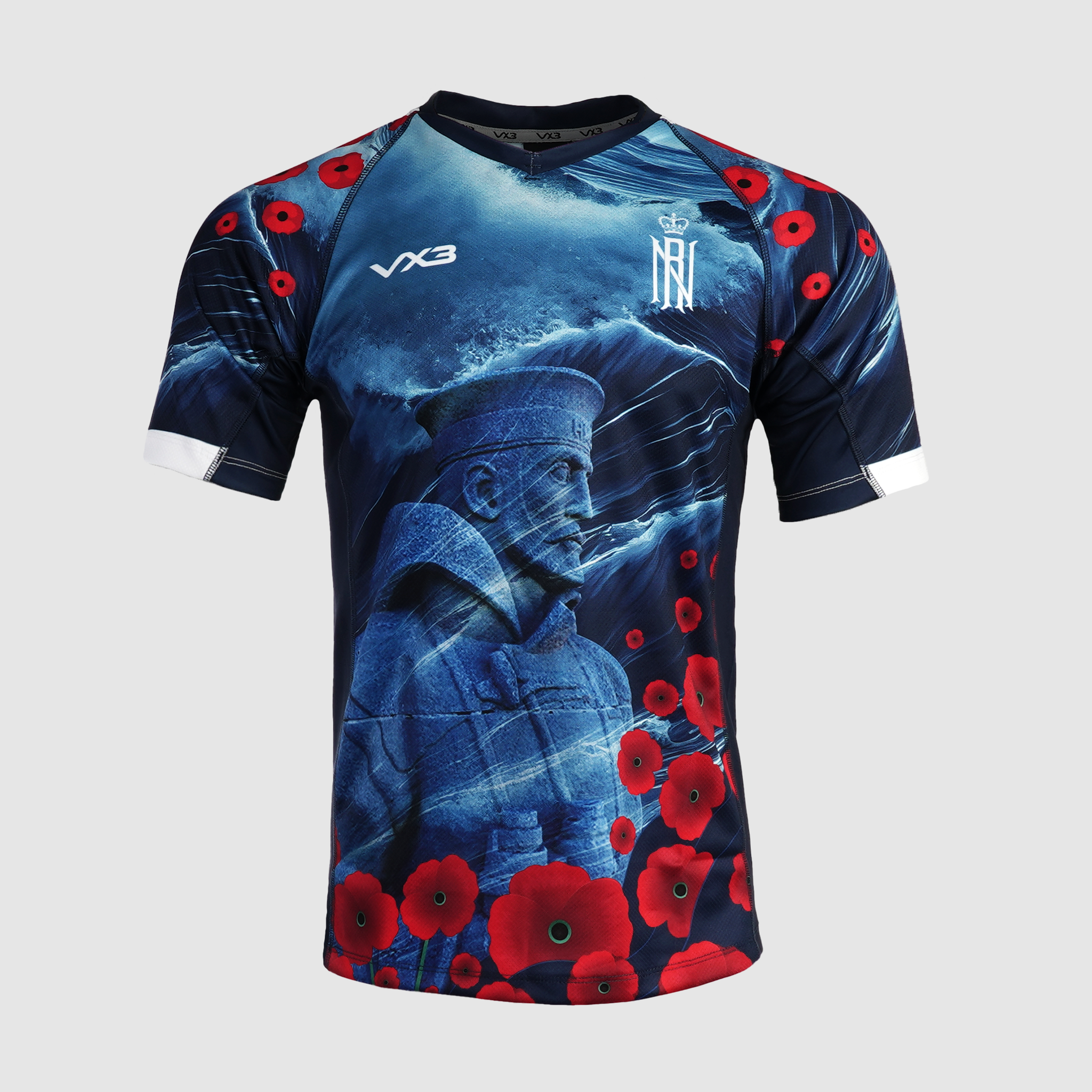 Royal Navy Rugby Replica Remembrance Shirt 23/24 Womens
