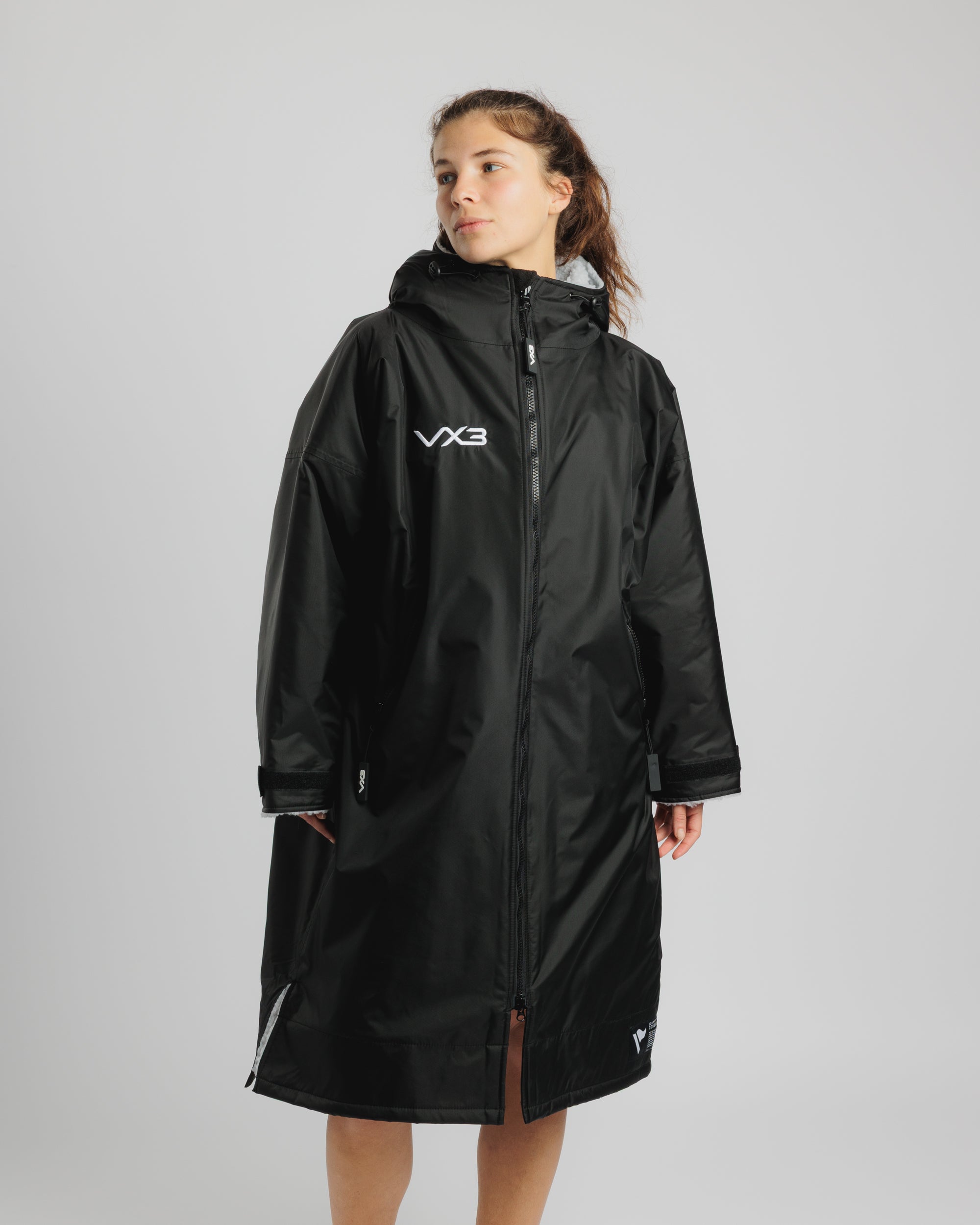 Duro Elite Sports Robe Black/Grey