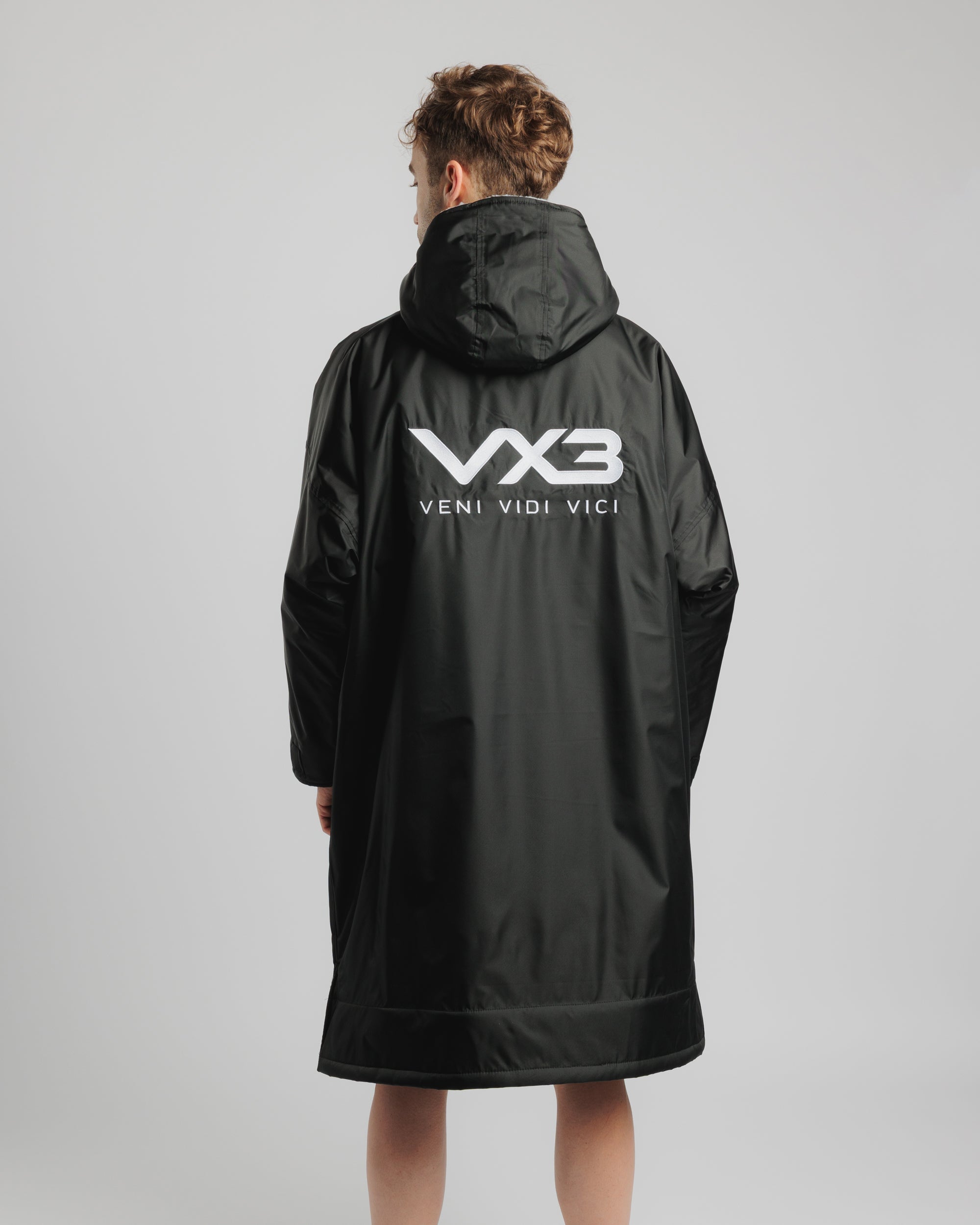 Duro Elite Sports Robe Black/Grey