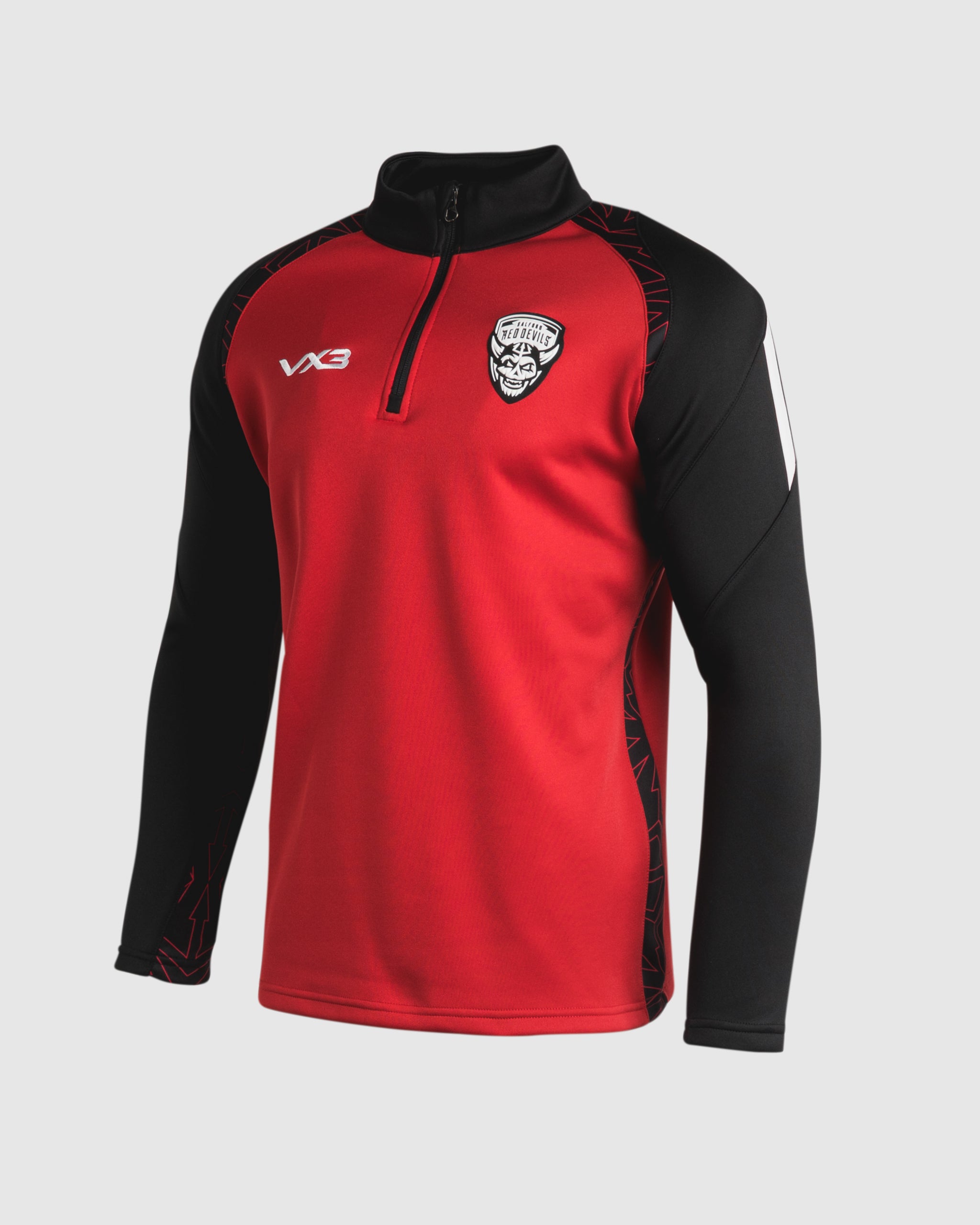 Salford Red Devils 2025 Third Quadrigo Quarter Zip Top