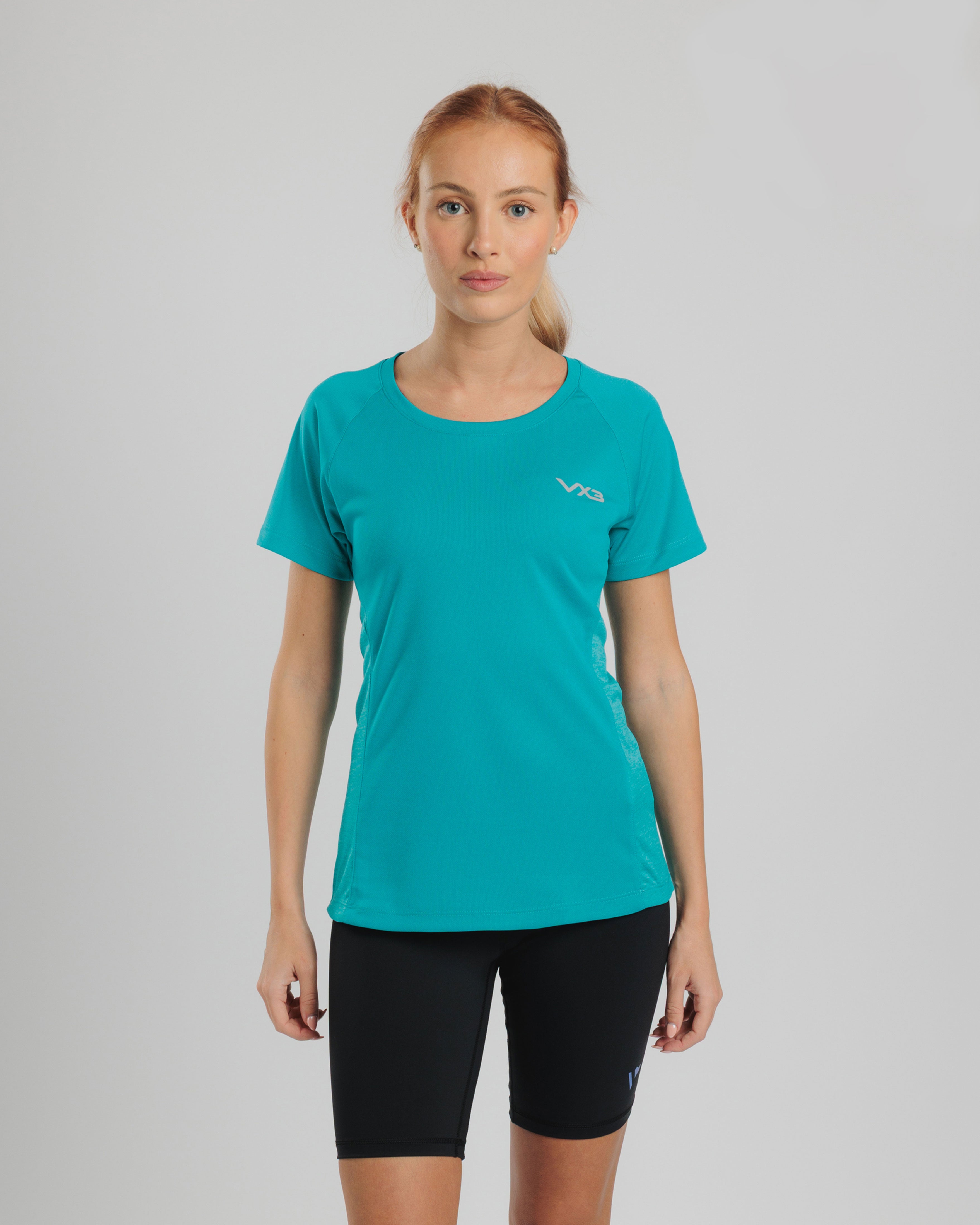Aurora Tee Ladies Azure Blue