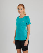 Aurora Tee Ladies Azure Blue