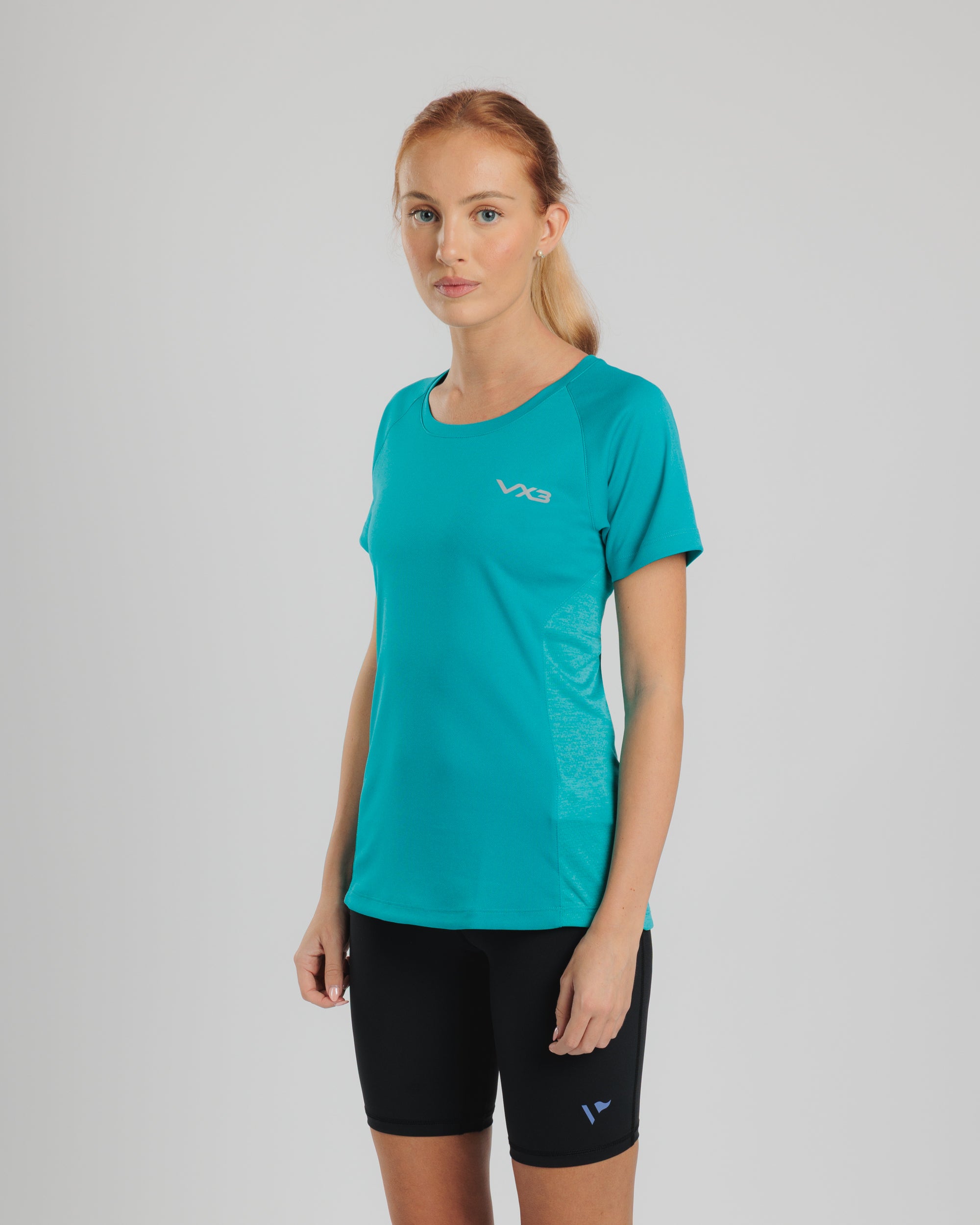Aurora Tee Ladies Azure Blue
