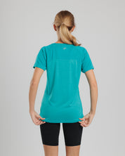 Aurora Tee Ladies Azure Blue