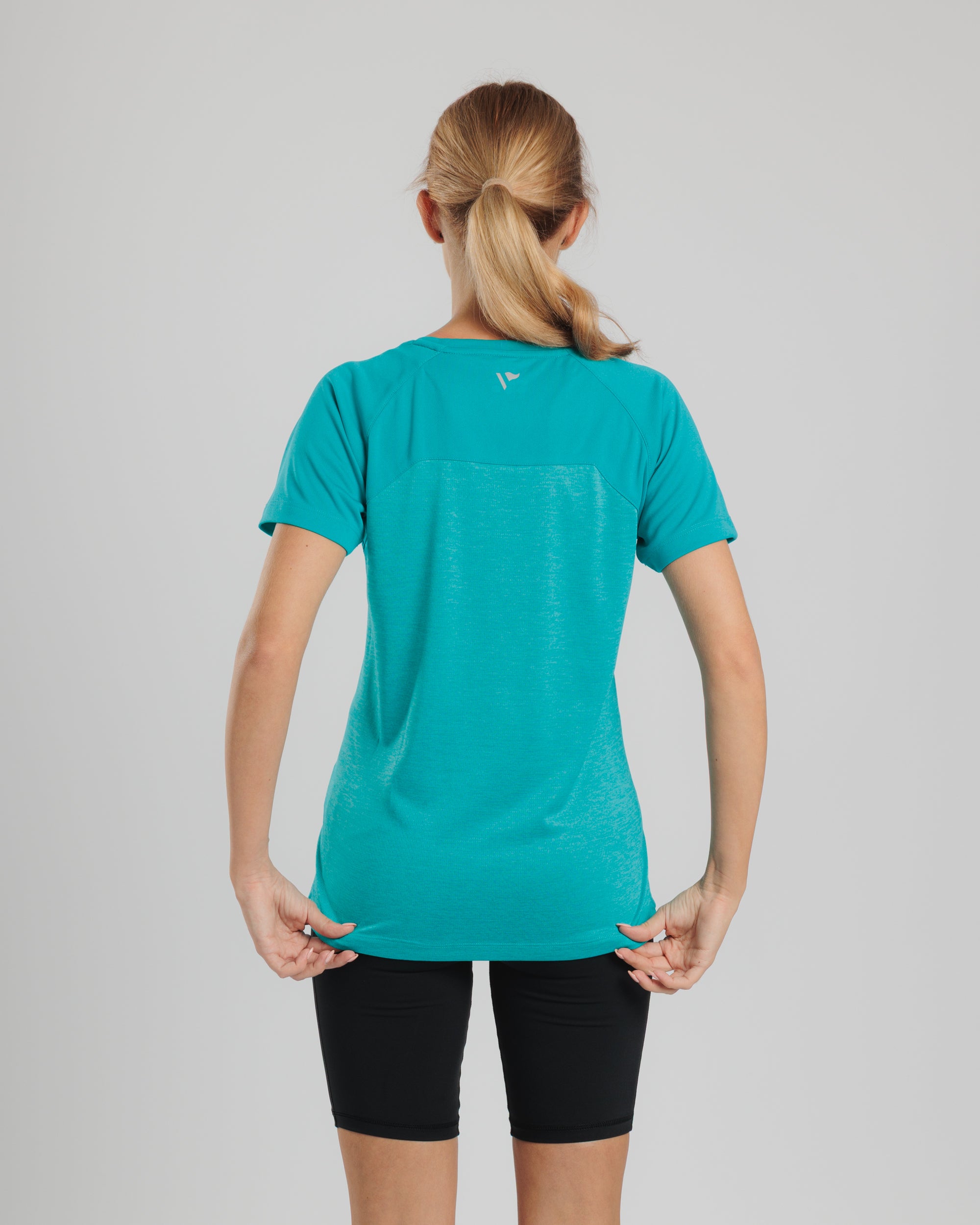 Aurora Tee Ladies Azure Blue