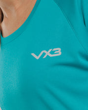 Aurora Tee Ladies Azure Blue