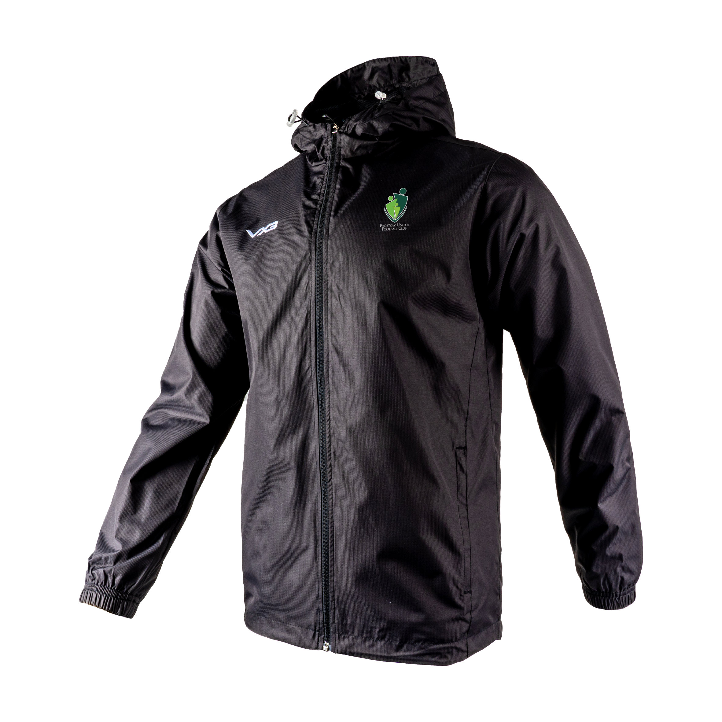 Padstow United FC Primus Rain Jacket Black