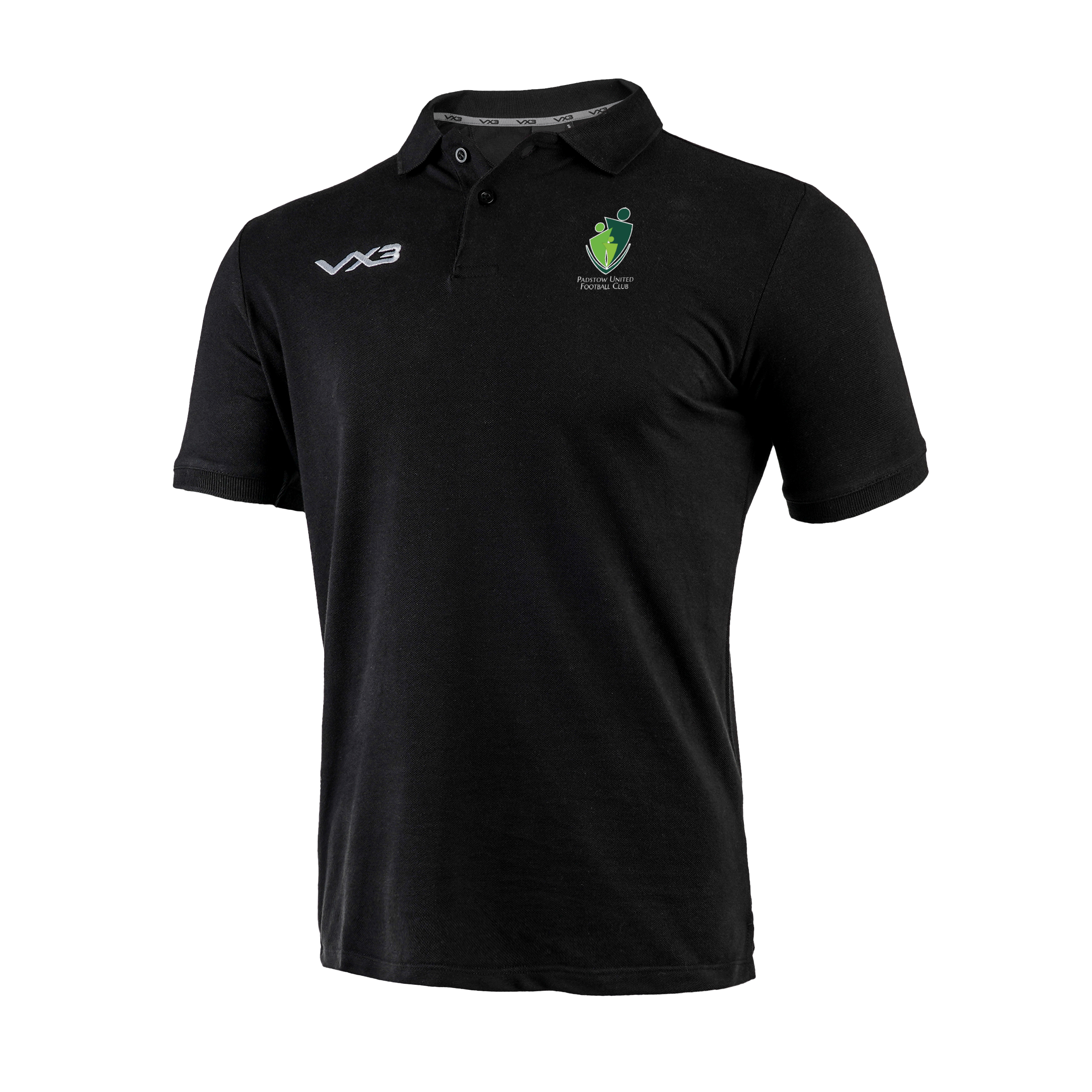 Padstow United FC Primus Polo Shirt Black