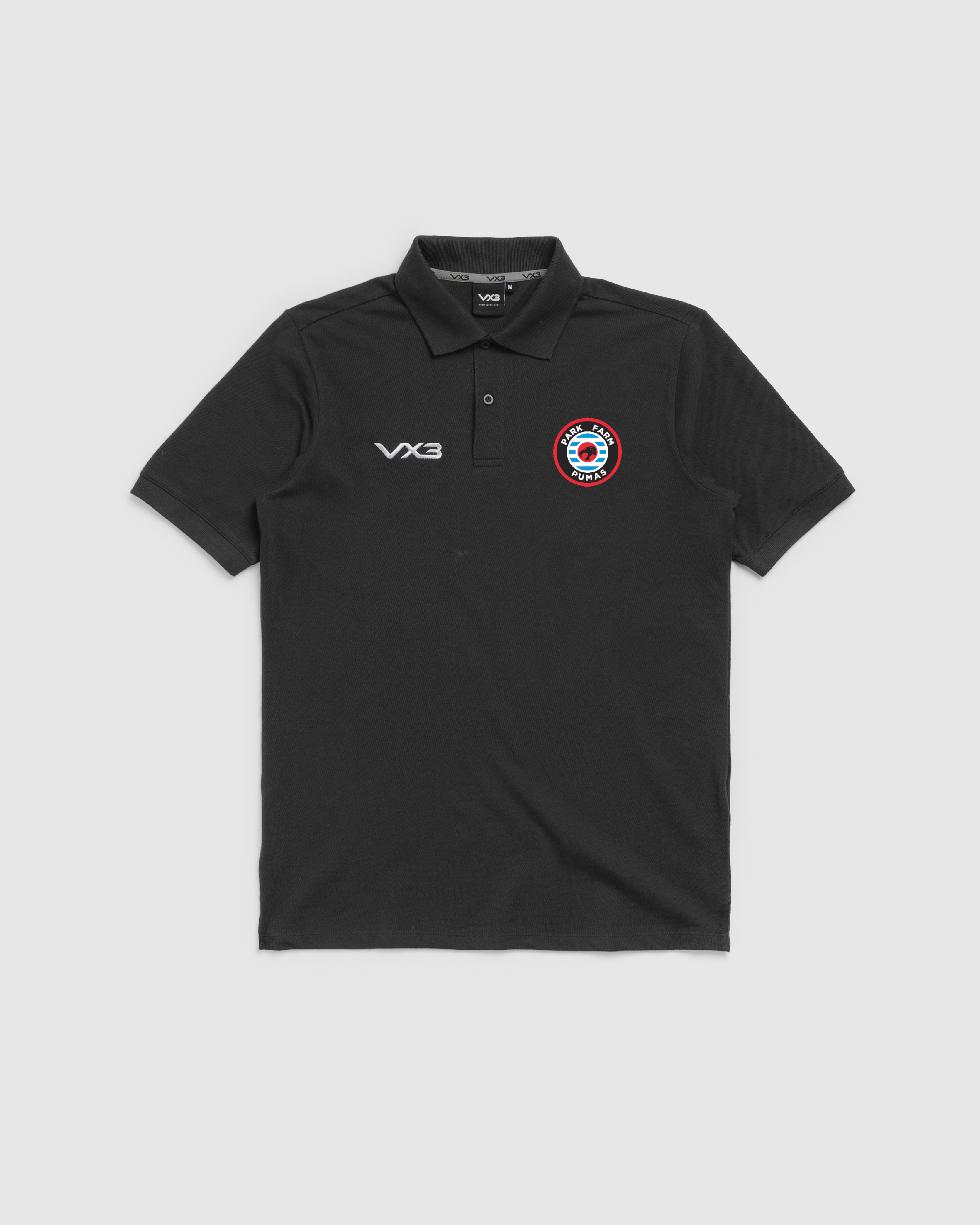 Park Farm Pumas FC Primus Polo Shirt Black