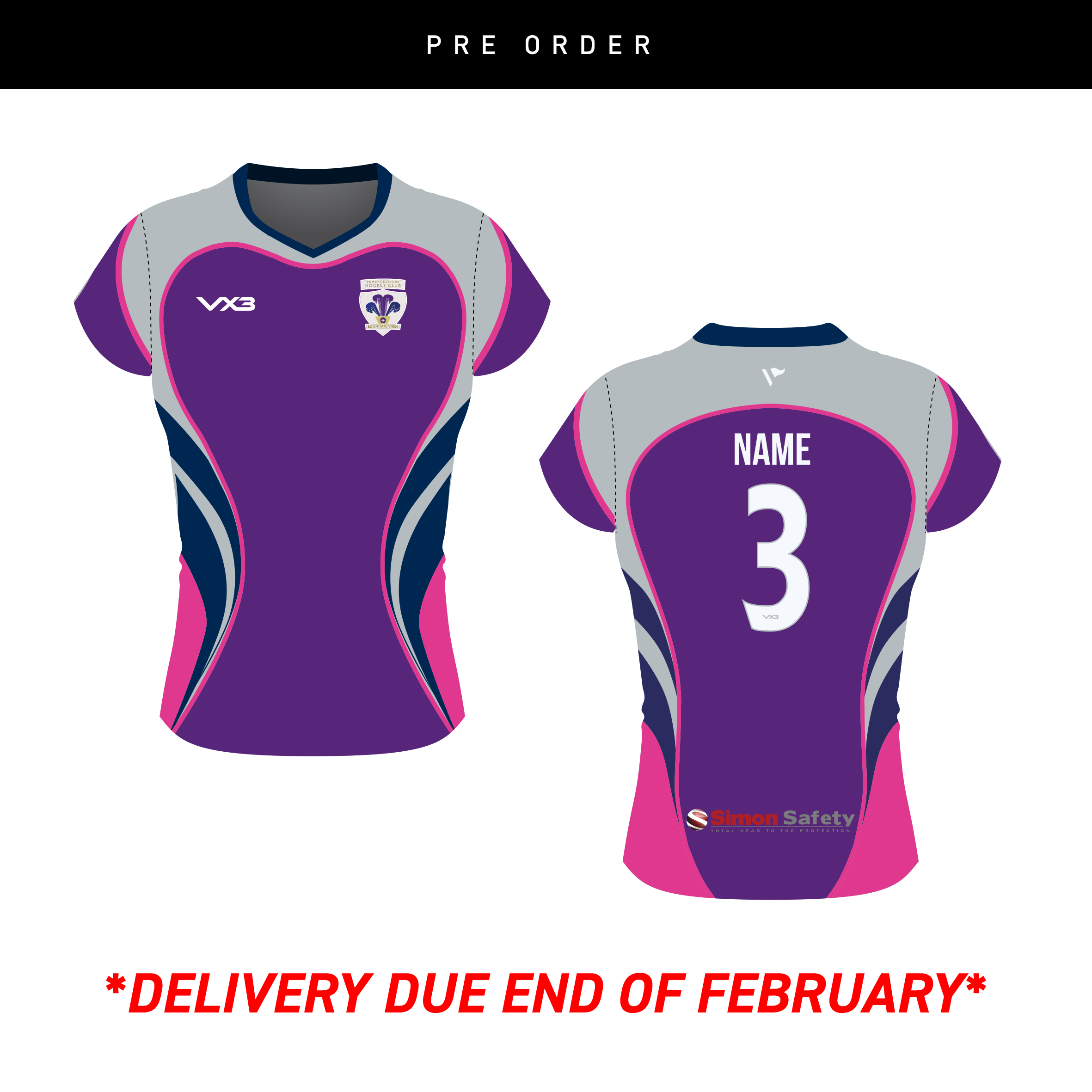 Pembrokeshire Hockey Club Ladies Euro Tee