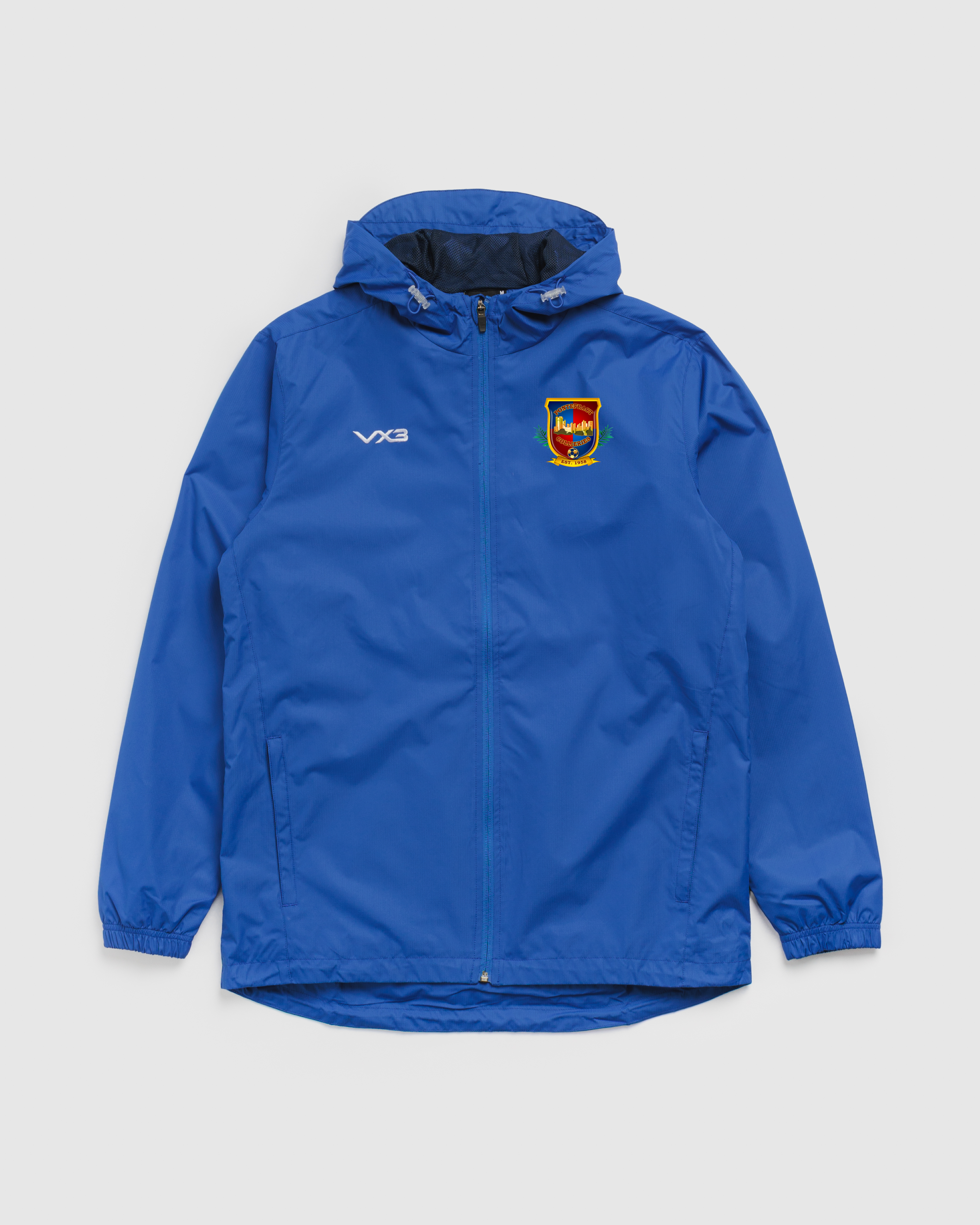 Pontefract Collieries FC Primus Rain Jacket Royal
