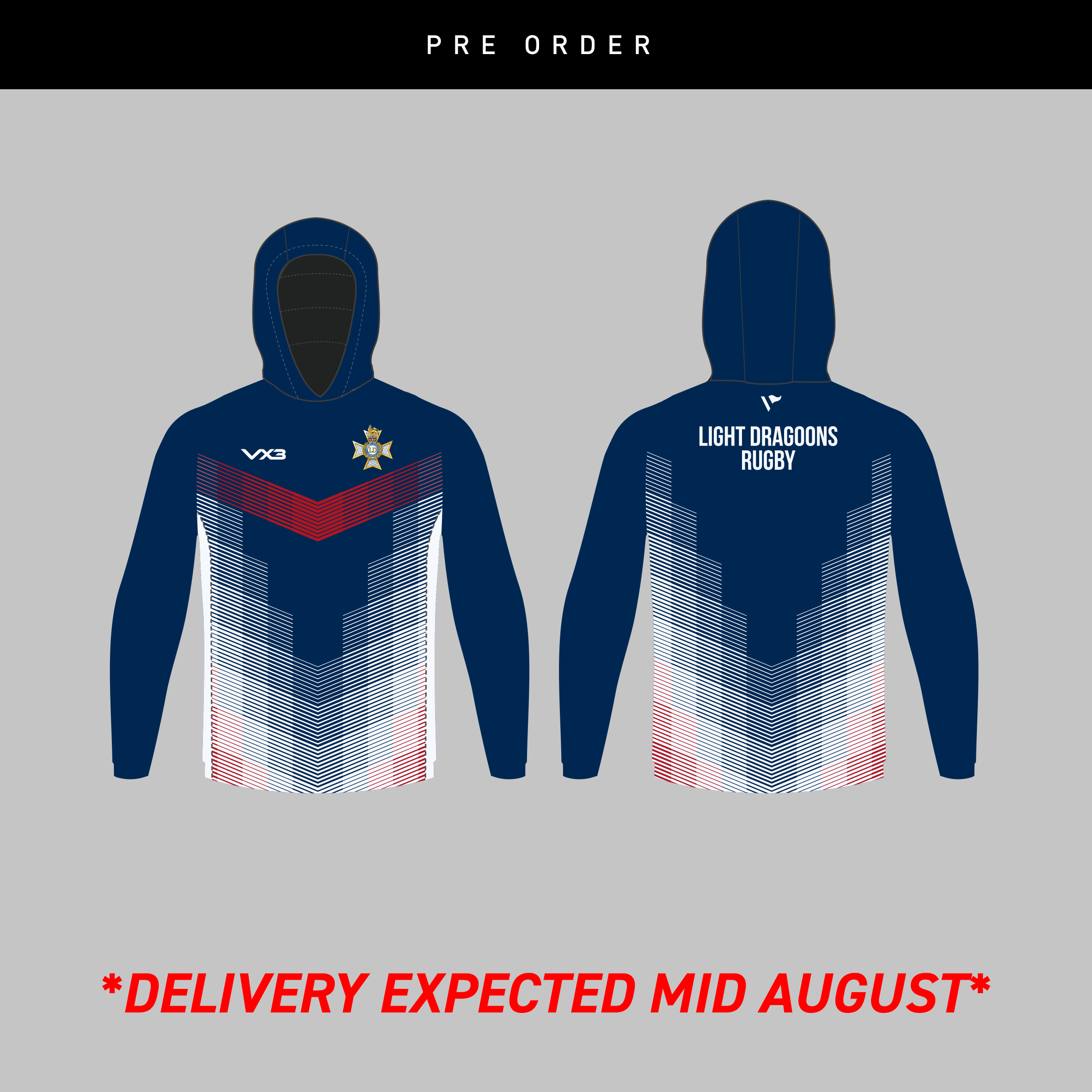 Light Dragoons Regiment - Sublimated Hoodie