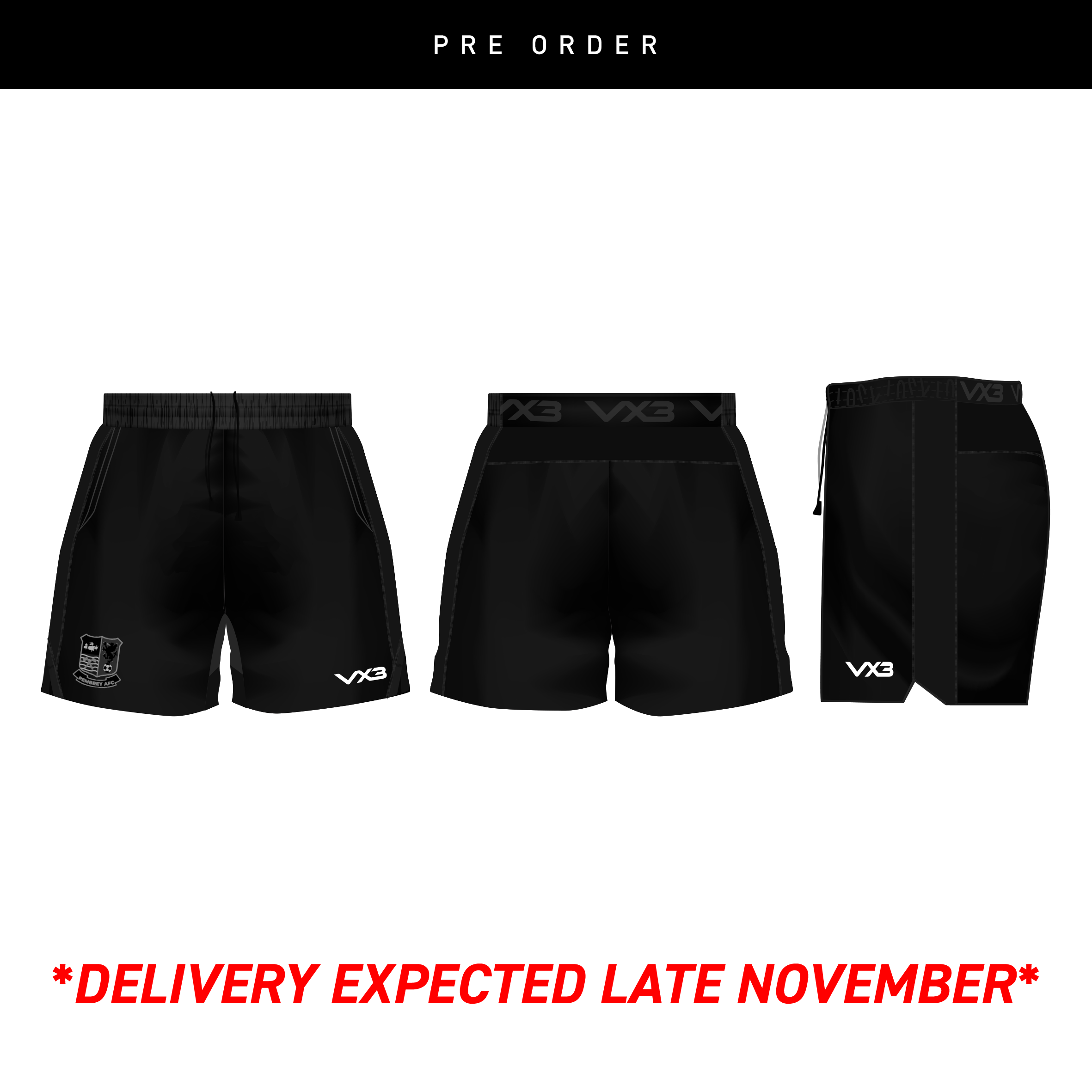 Pembrey AFC Ludus Shorts (Pre-Order)