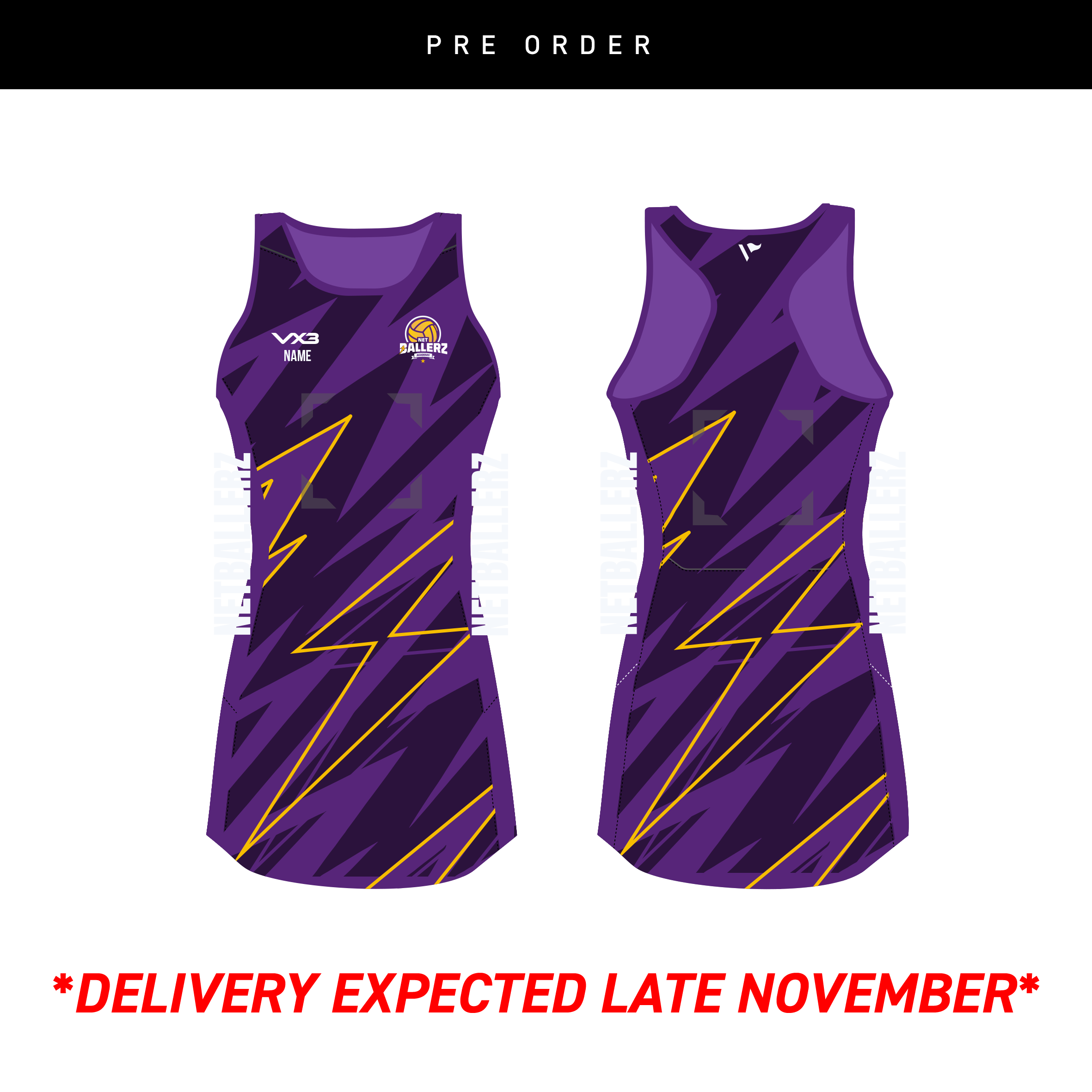 Netballerz Academy Elite Racerback Dress