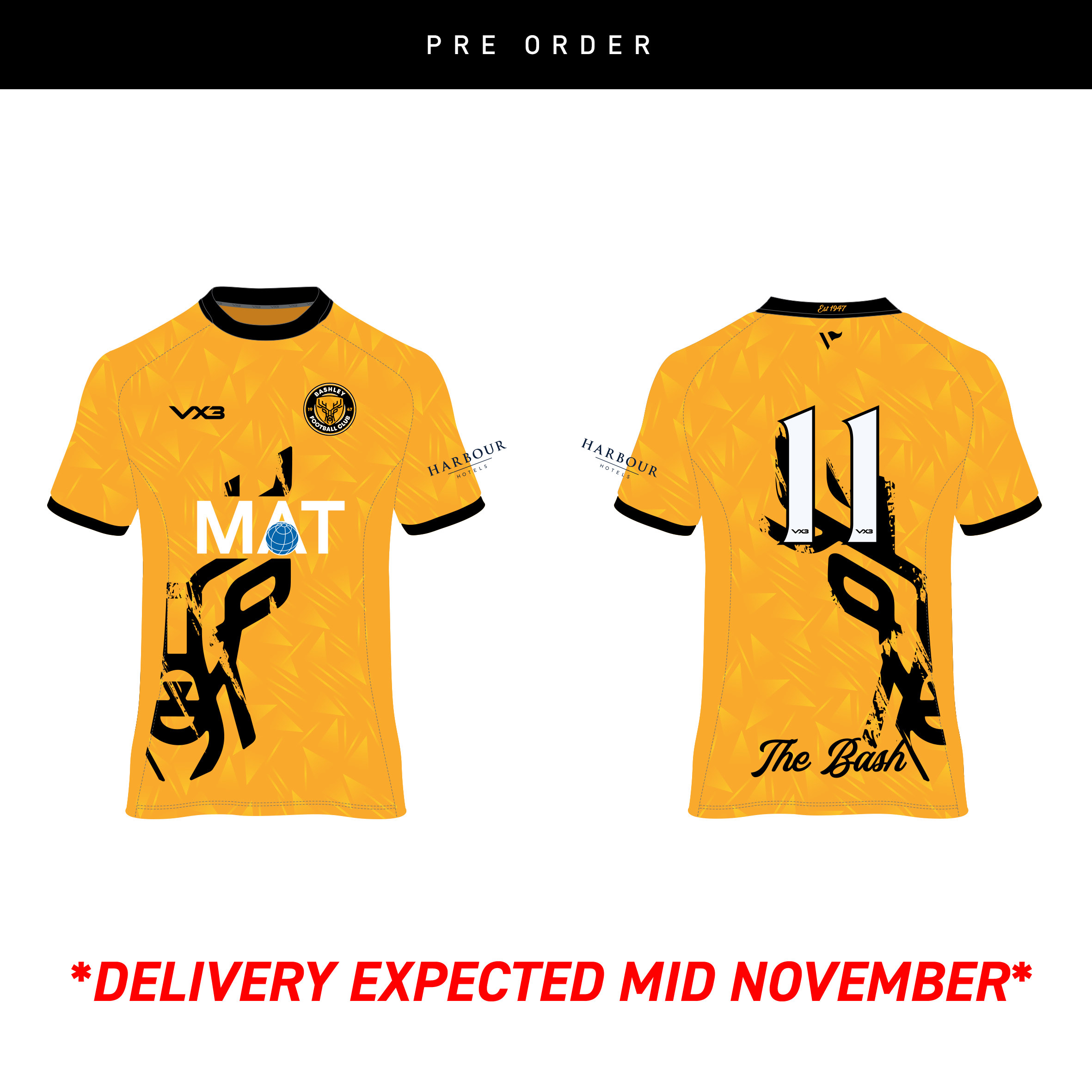 Bashley FC Home Shirt 26/27 *Youth Sizing*