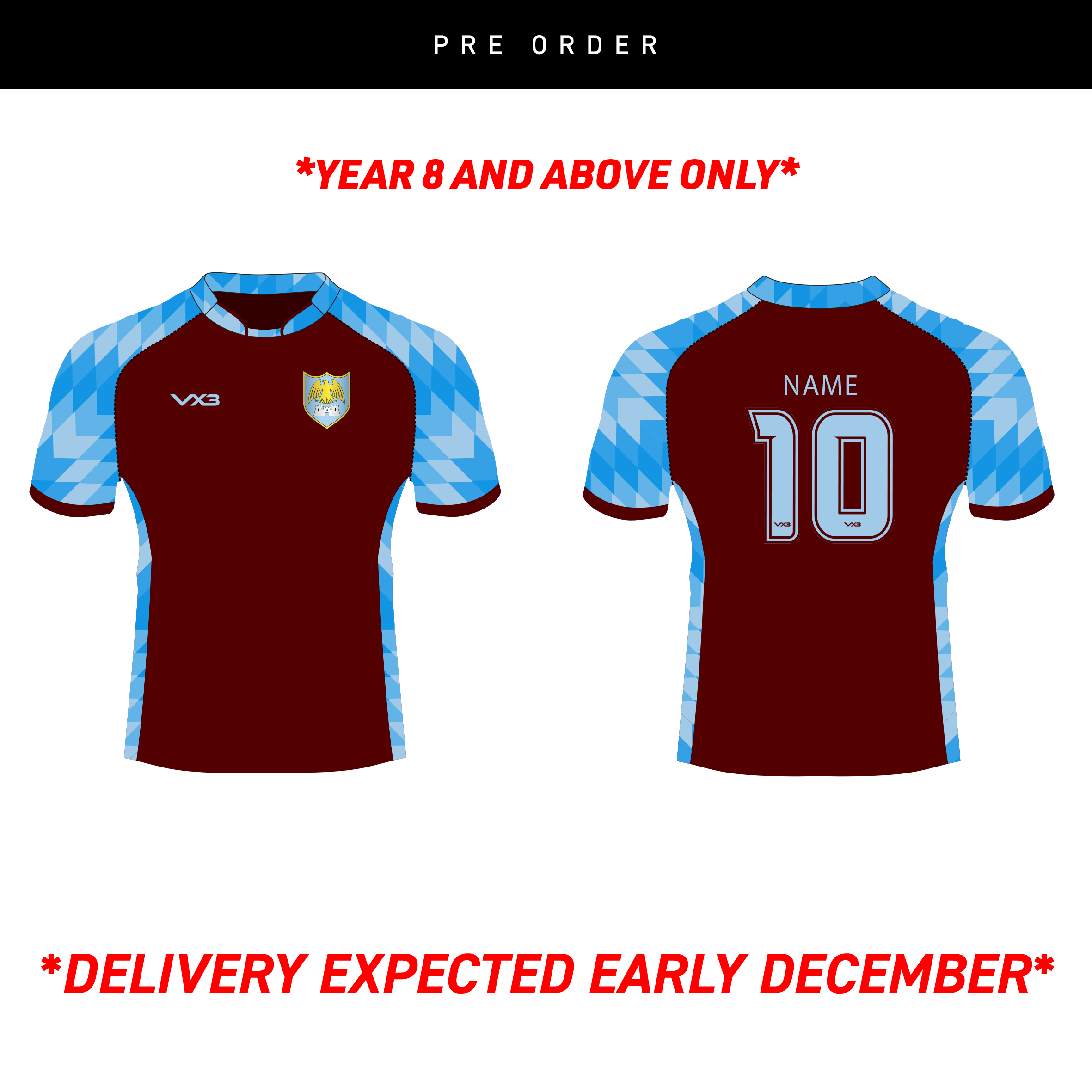 Caerleon Comprehensive Youth Rugby Shirt