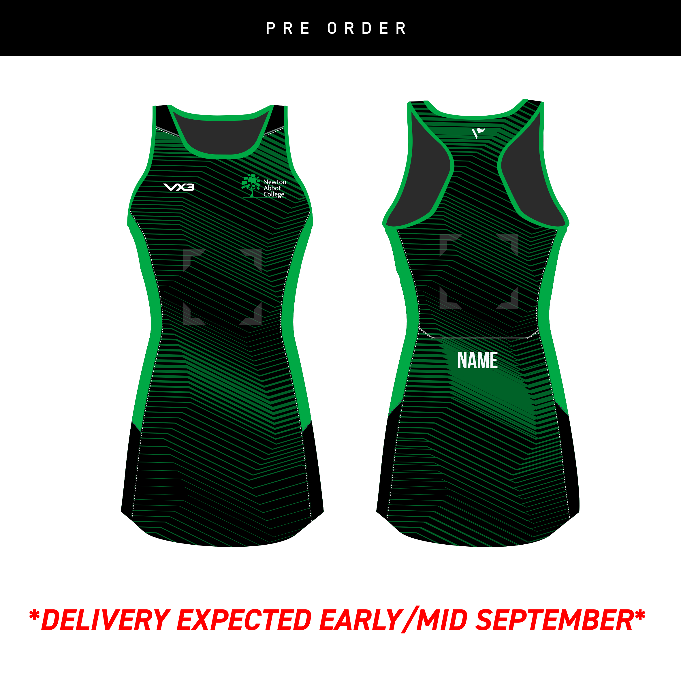 Newton Abbot College Netball Dresses