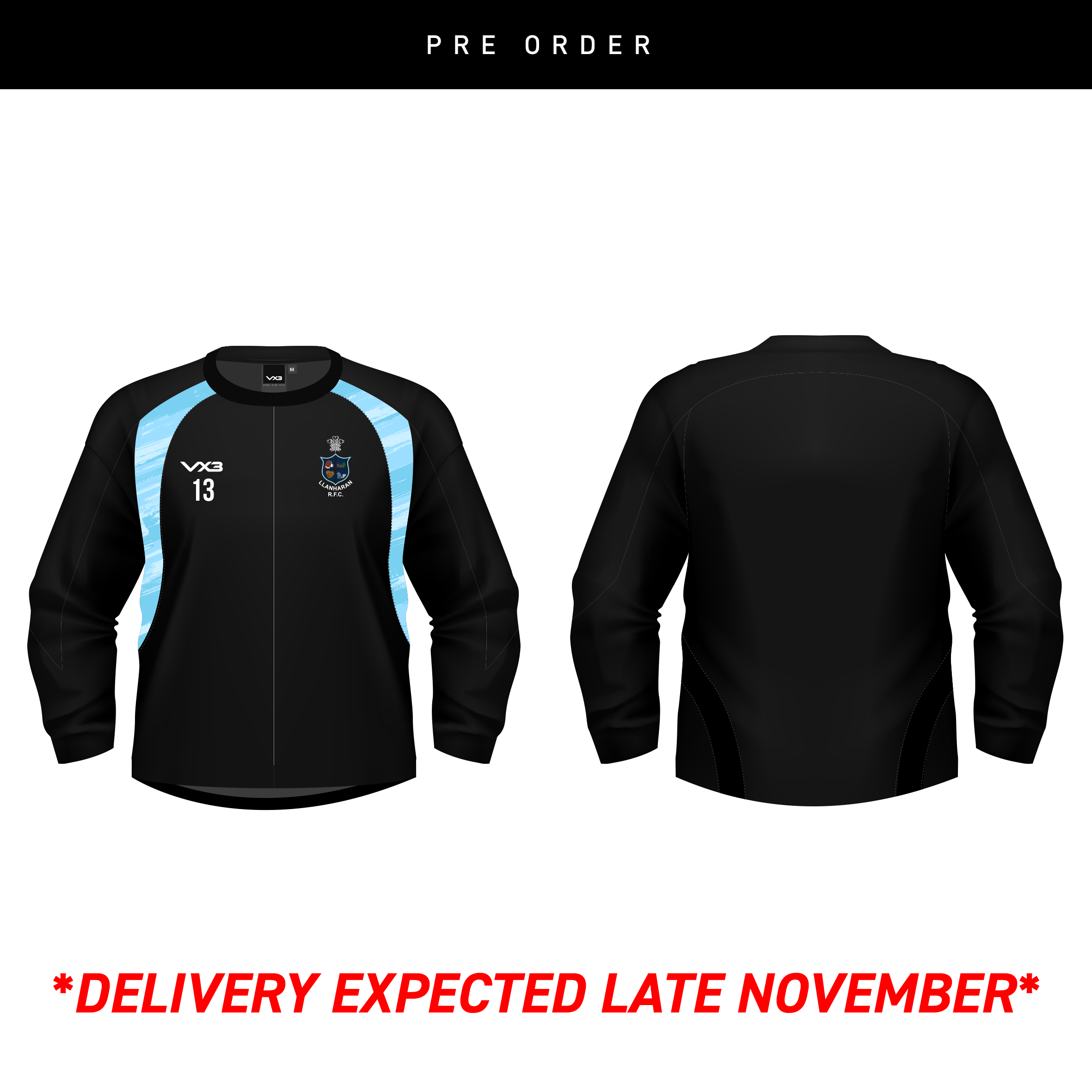LLANHARAN RFC ELITE SMOCK