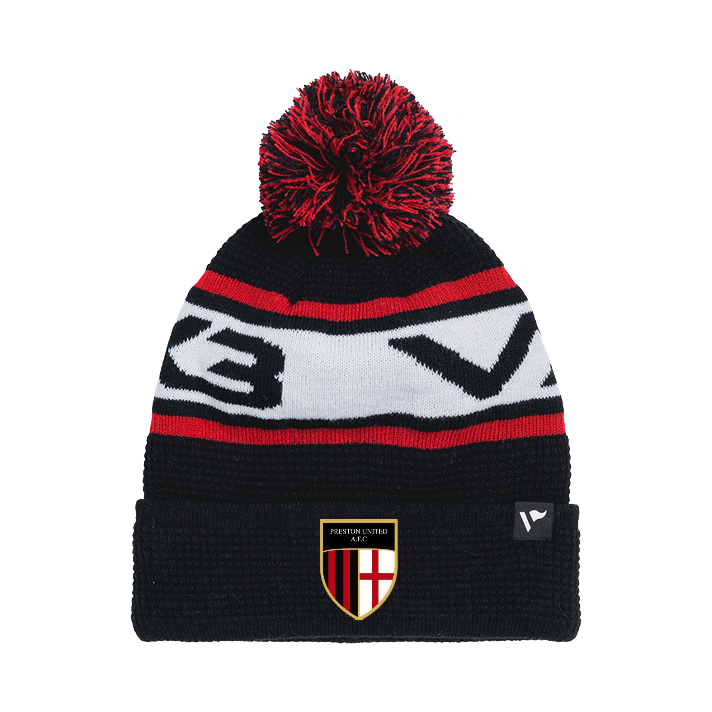 Preston United AFC Waffle Knit Bobble Hat -