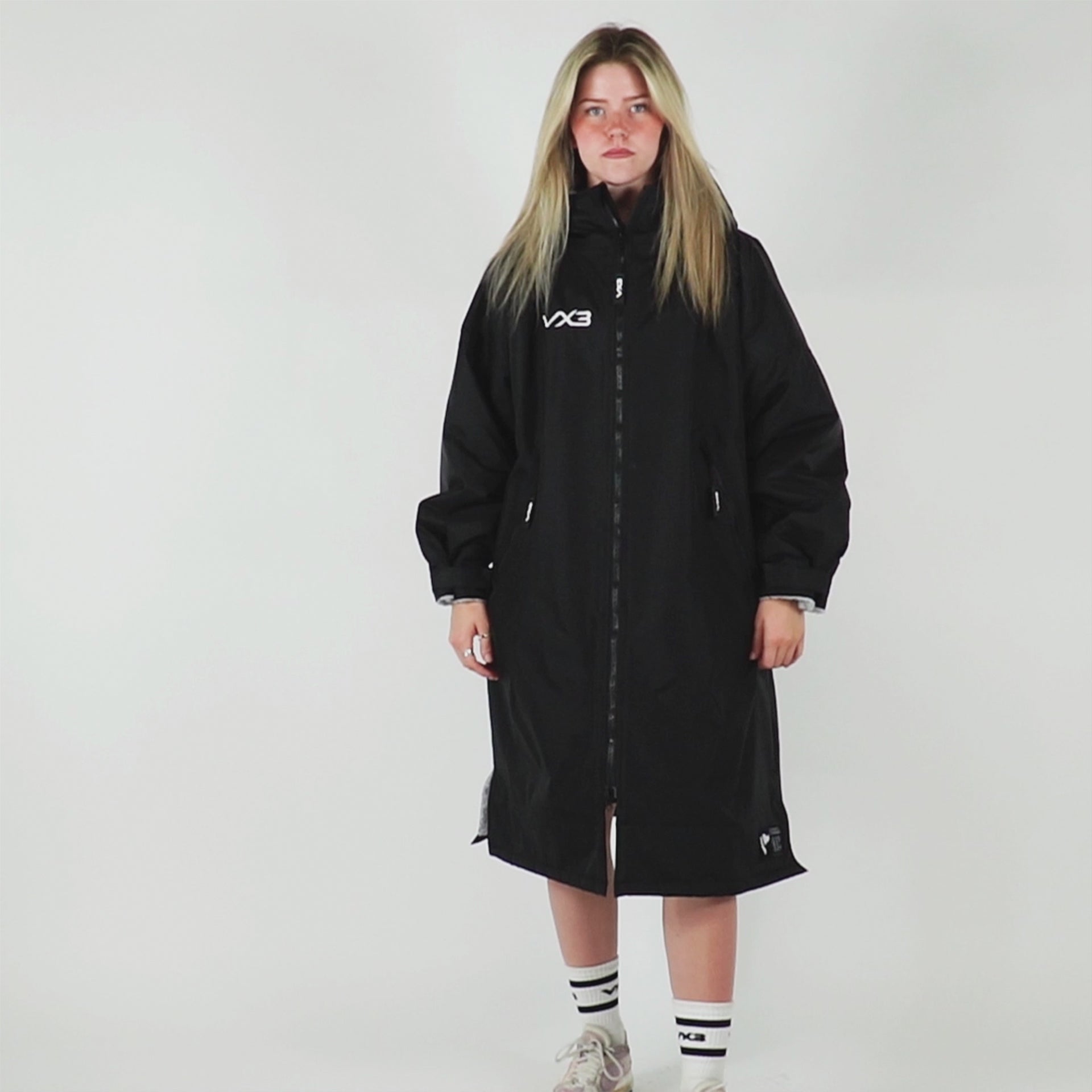 Duro Elite Sports Robe Black/Grey