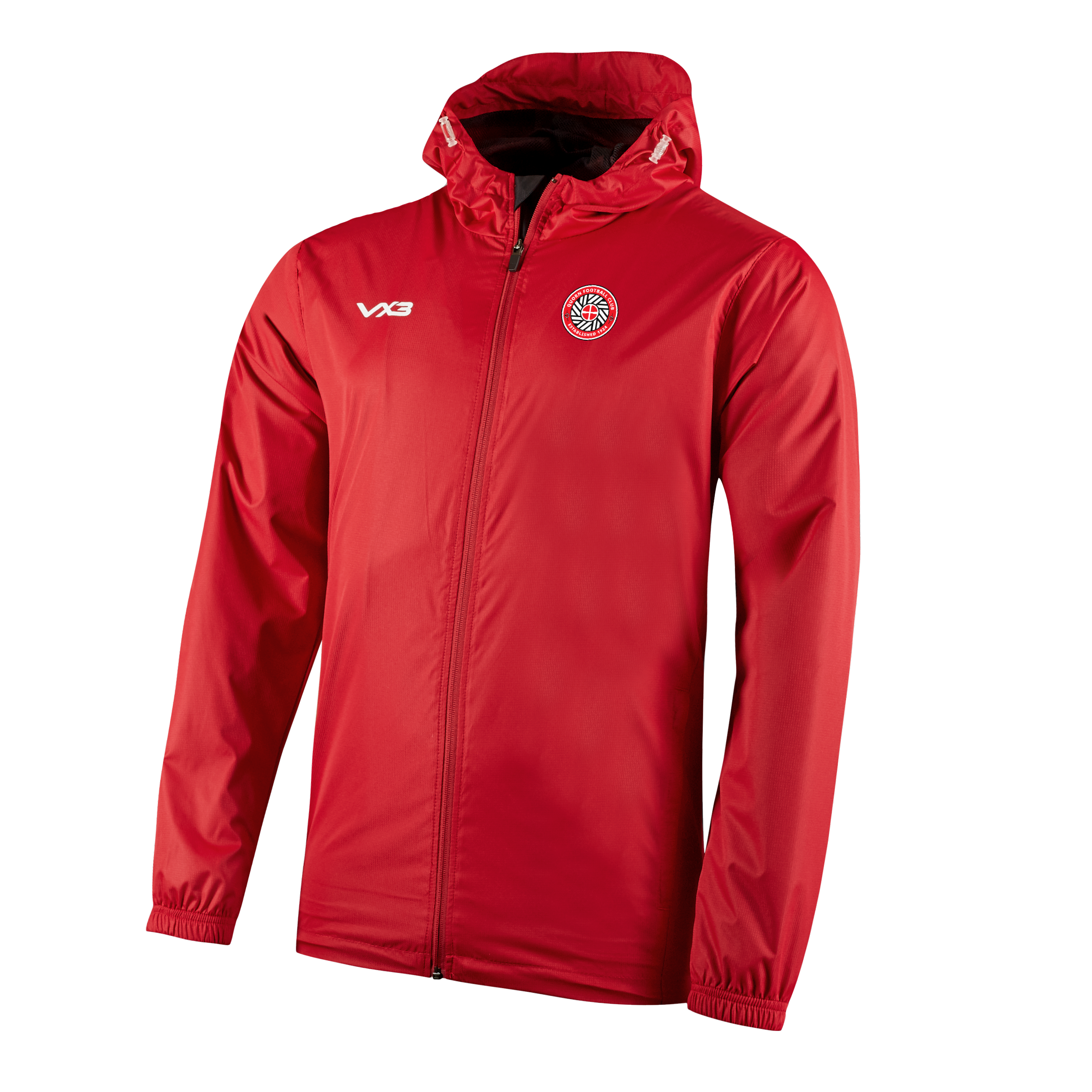Quorn FC Primus Rain Jacket Red