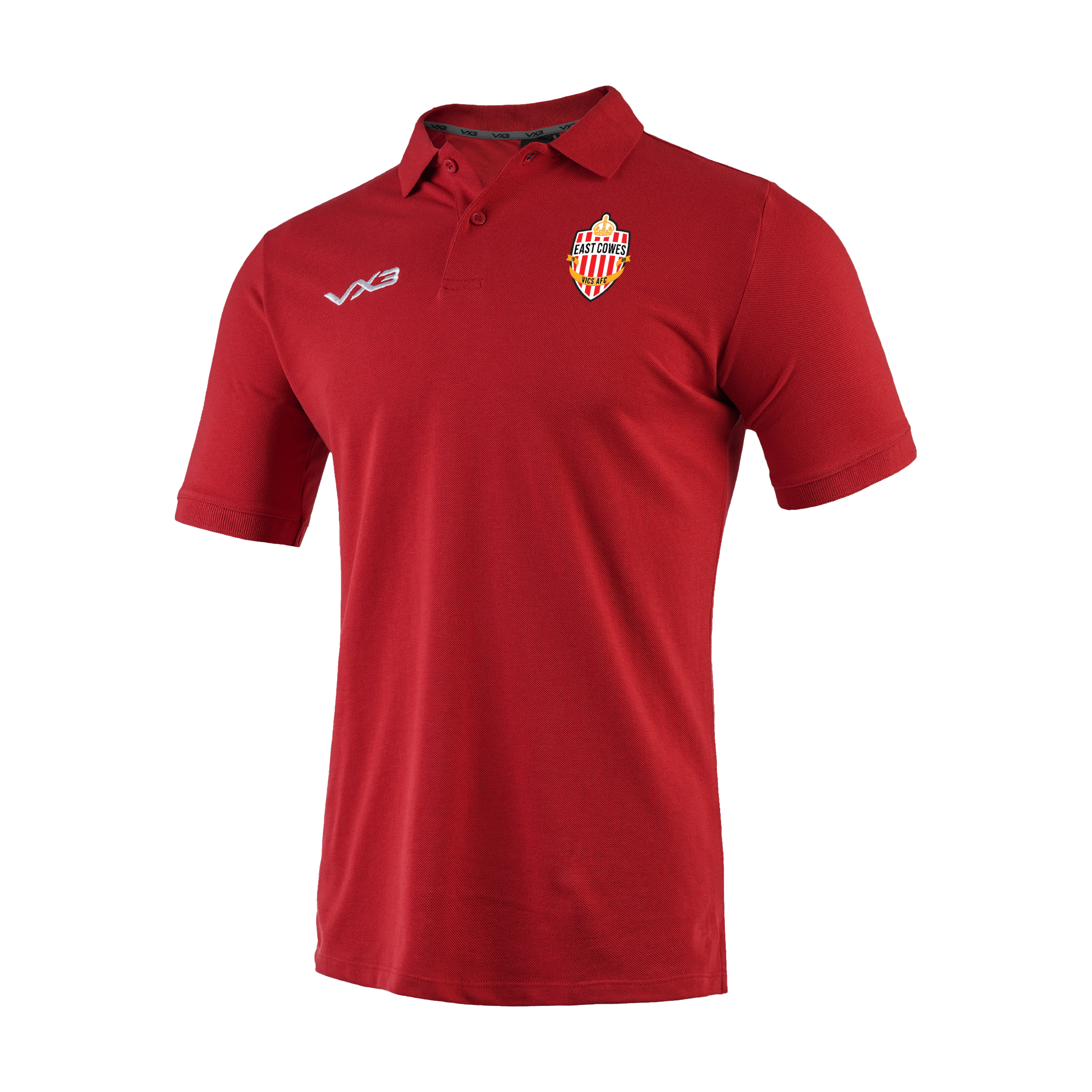 East Cowes Vics AFC Primus Polo Shirt Red